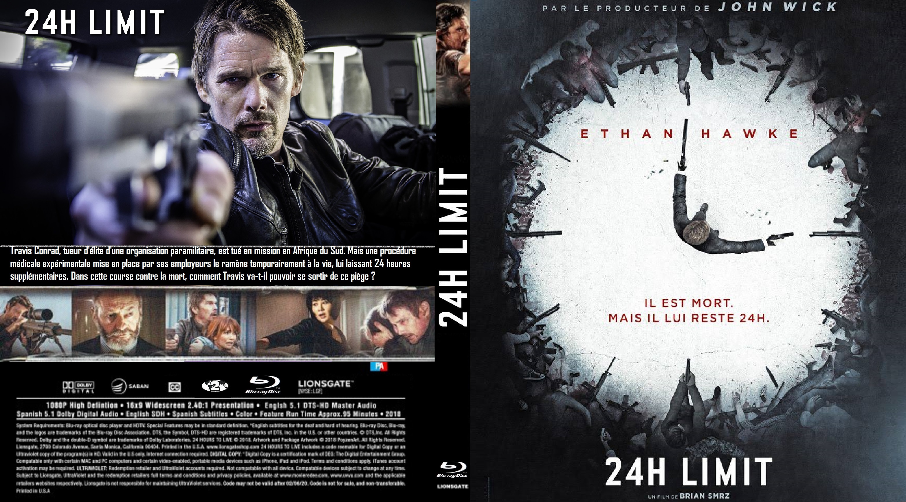 Jaquette DVD 24H Limit custom (BLU-RAY)