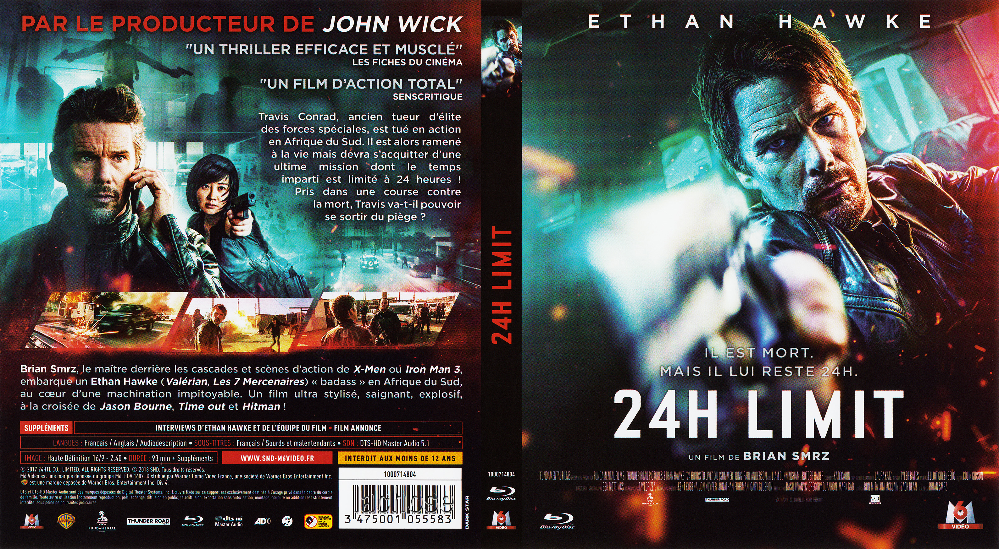 Jaquette DVD 24H limit (BLU-RAY)