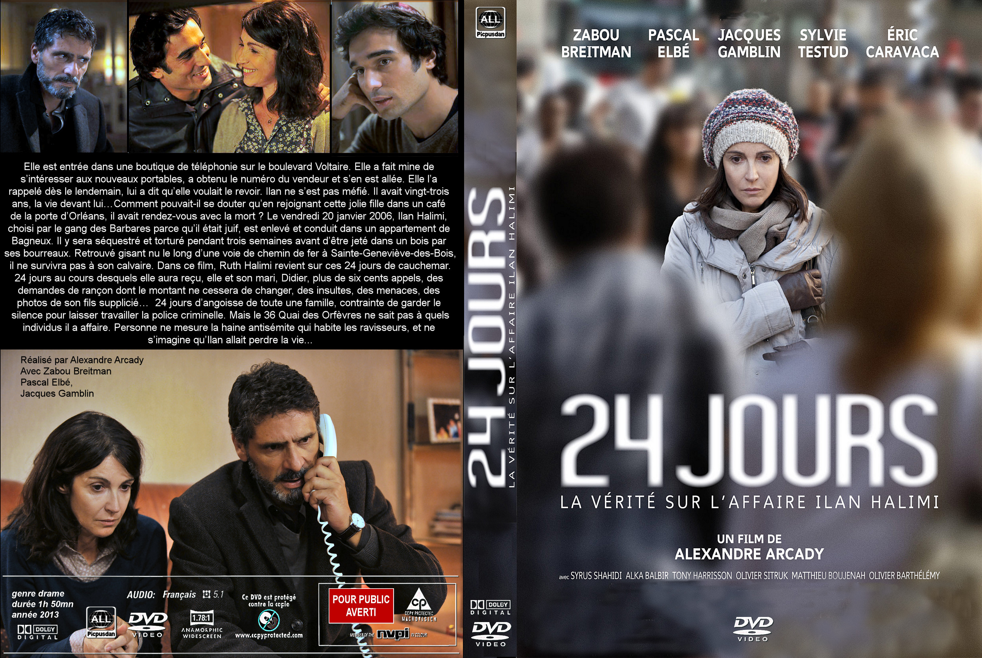 Jaquette DVD 24 Jours custom