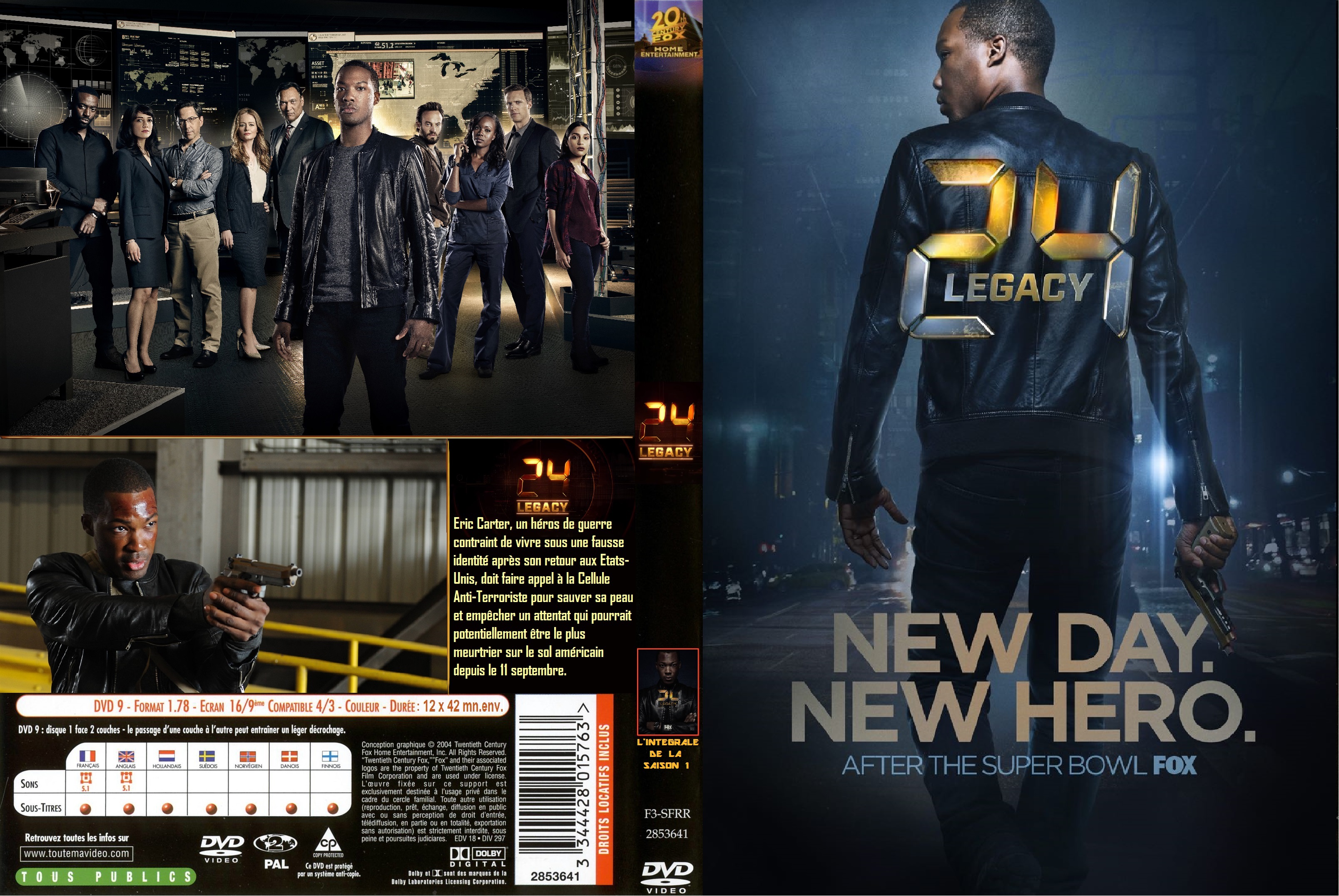 Jaquette DVD 24 Legacy saison 1 custom