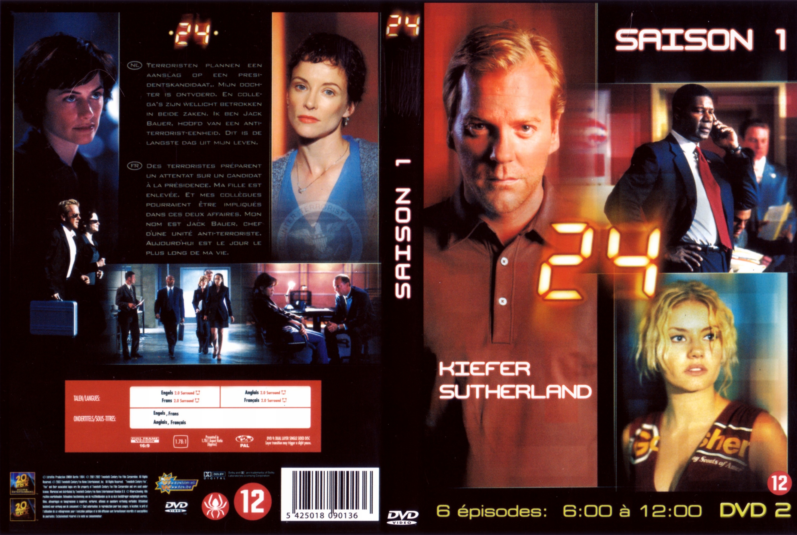 Jaquette DVD 24 heures chrono Saison 1 dvd 2 v2