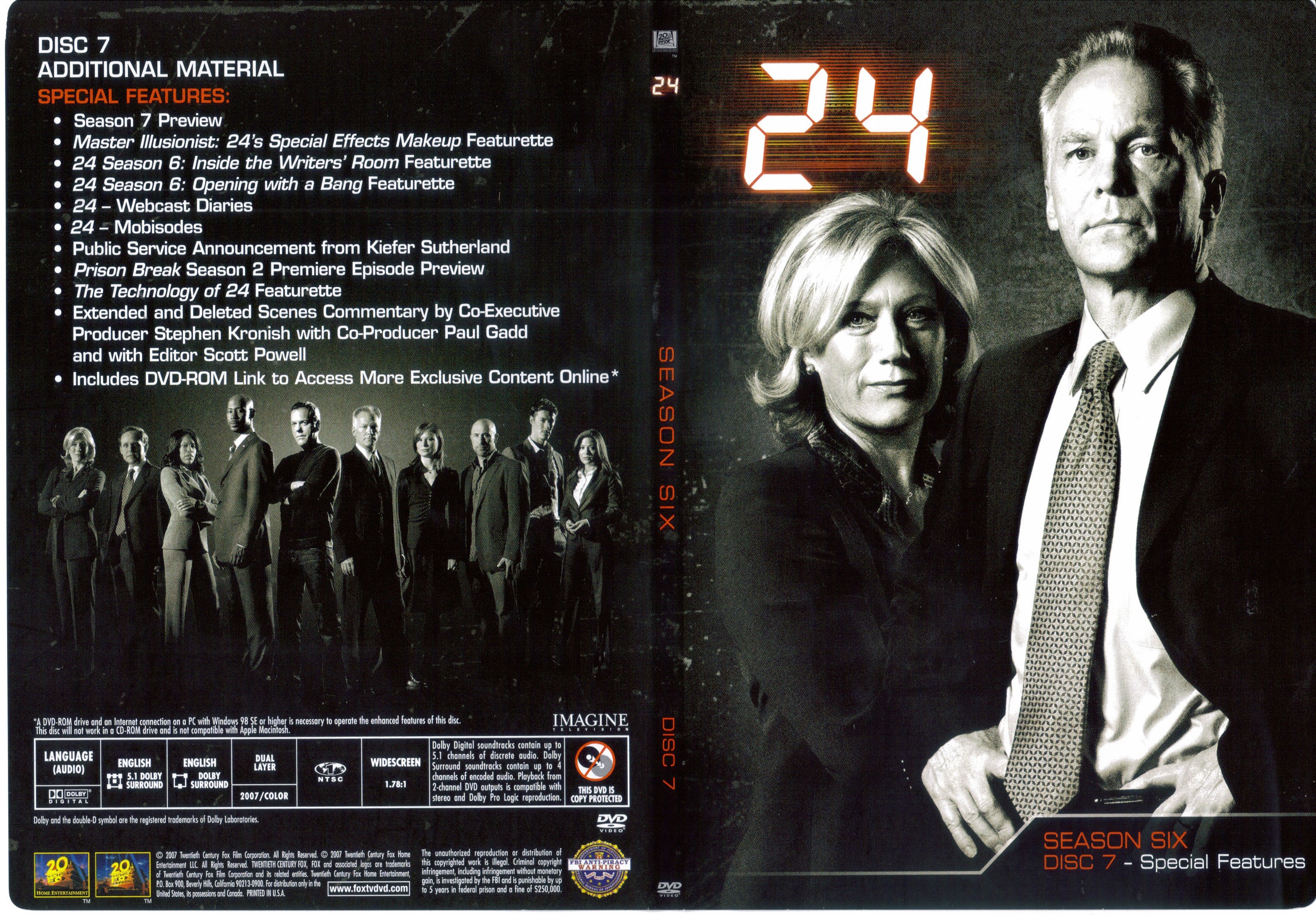 Jaquette DVD 24 heures chrono Saison 6 DVD 4 (Canadienne)