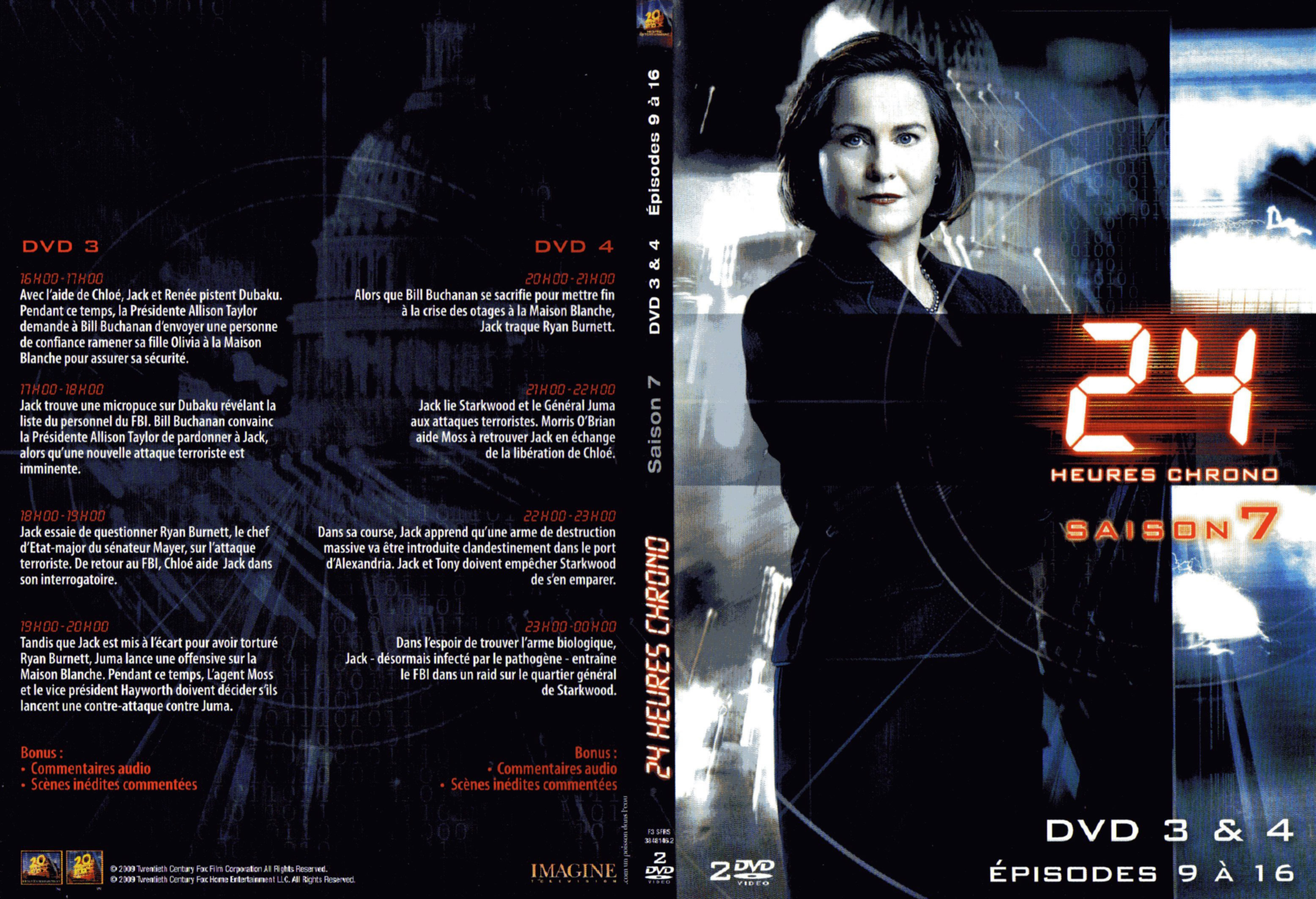 Jaquette DVD 24 heures chrono Saison 7 DVD 2