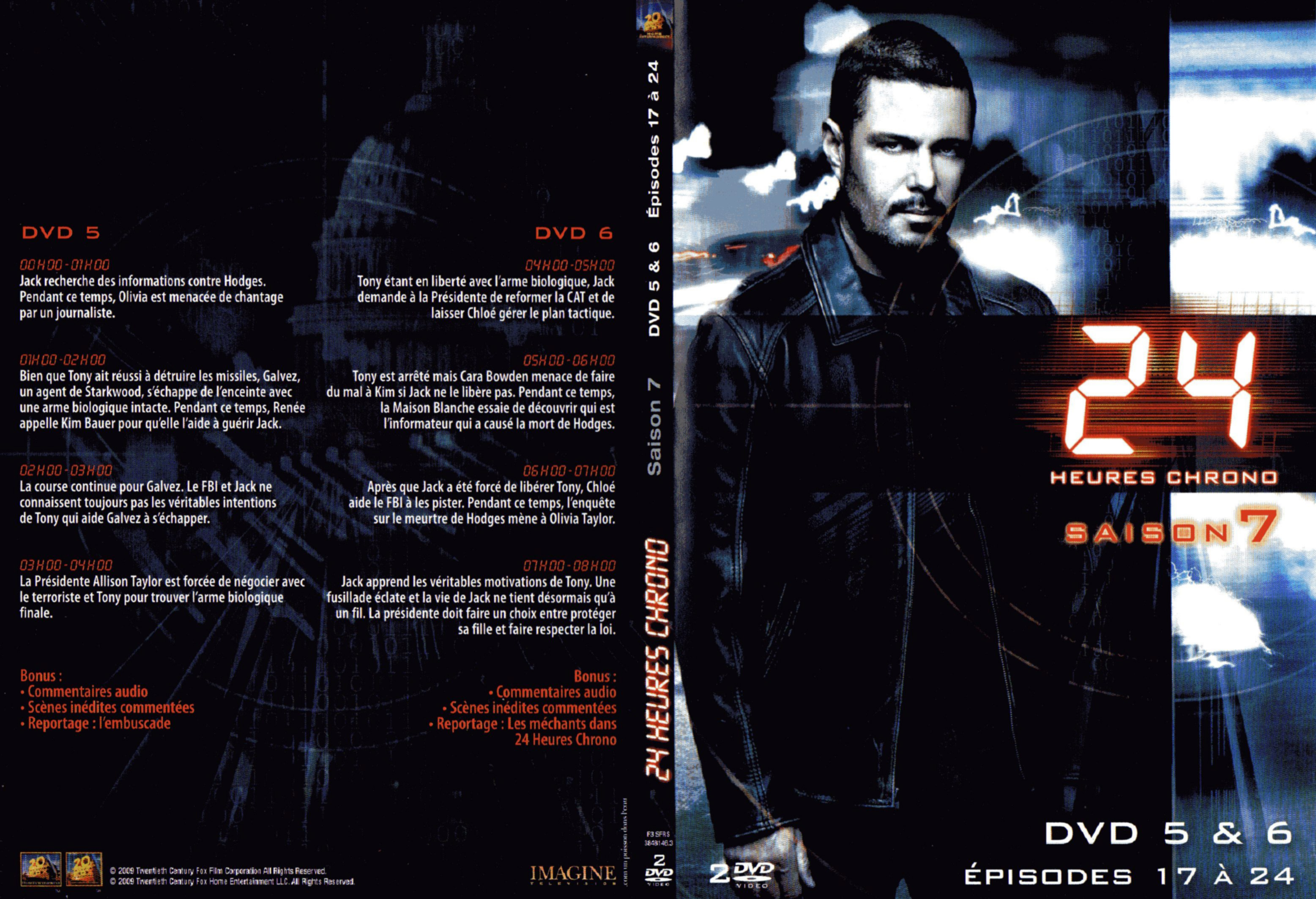 Jaquette DVD 24 heures chrono Saison 7 DVD 3