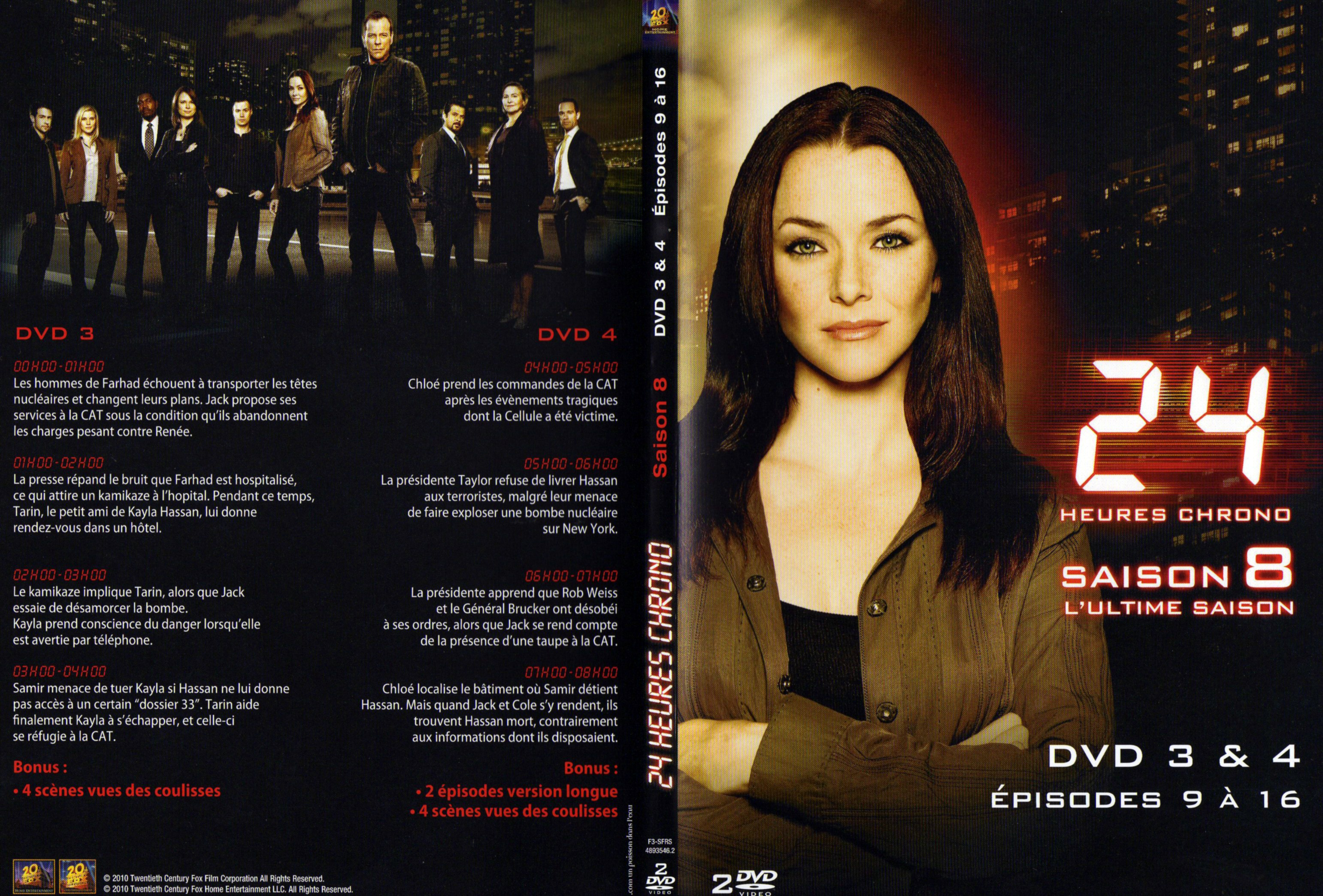 Jaquette DVD 24 heures chrono Saison 8 DVD 2