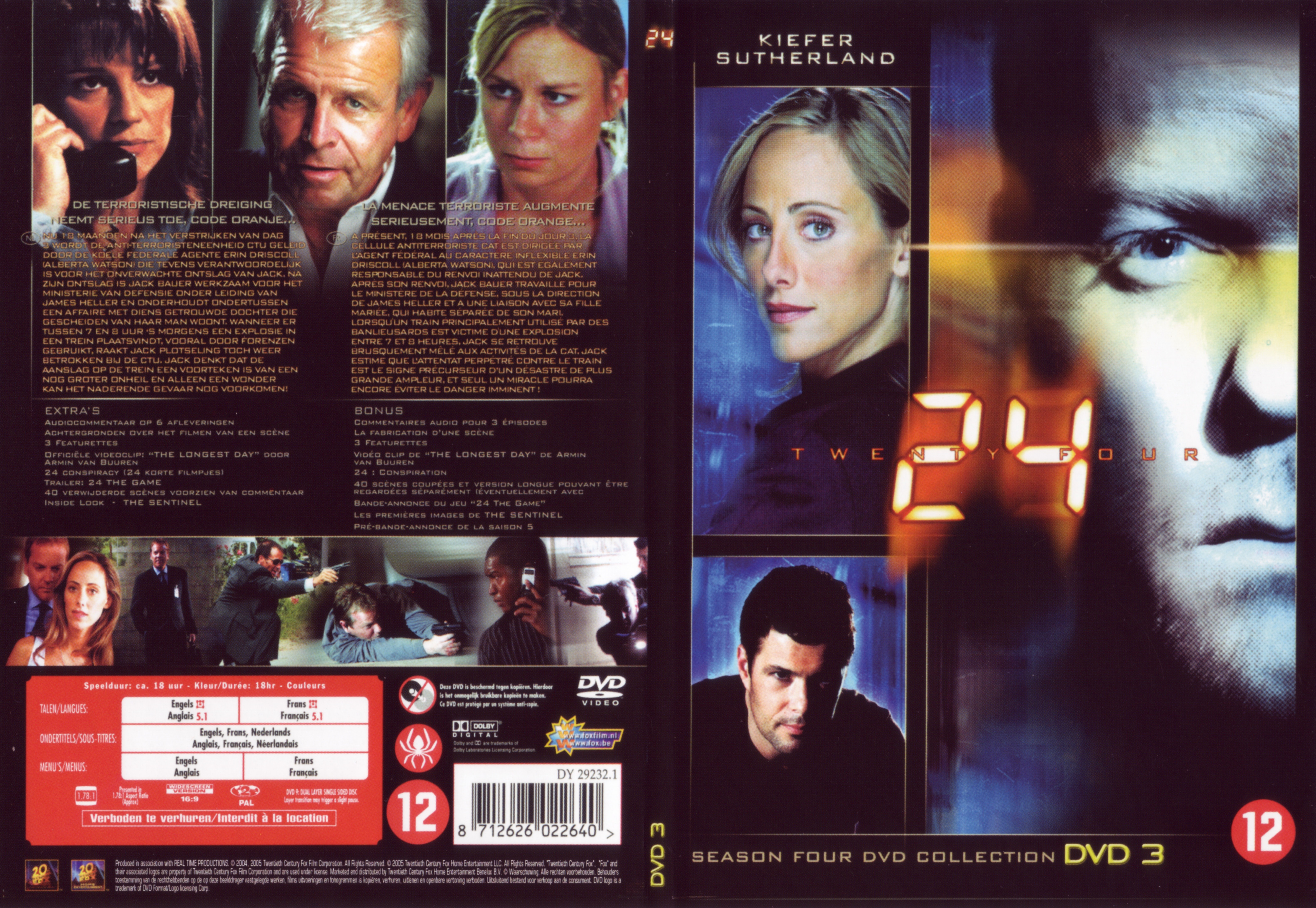 Jaquette DVD 24 heures chrono saison 4 DVD 3