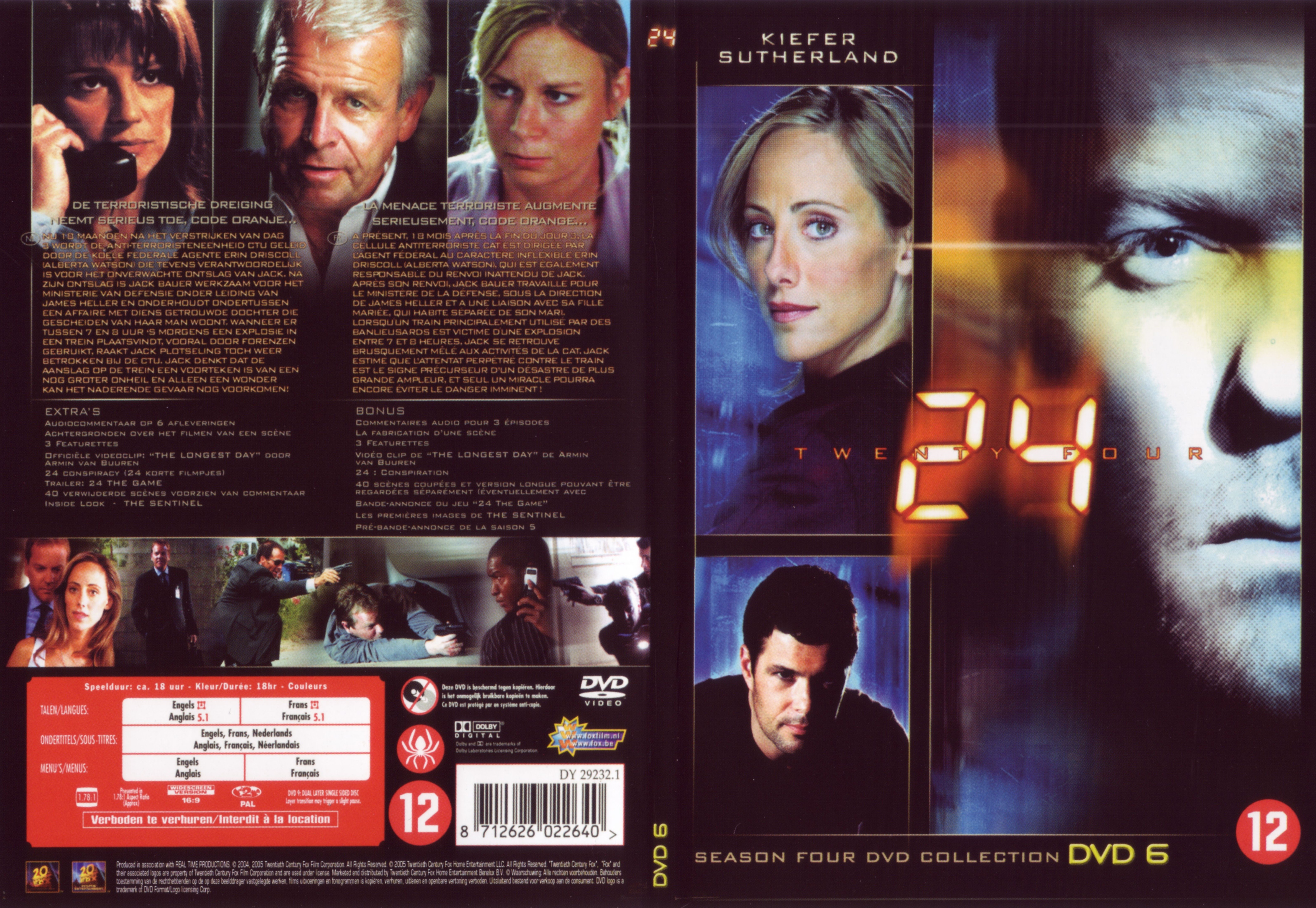 Jaquette DVD 24 heures chrono saison 4 DVD 6