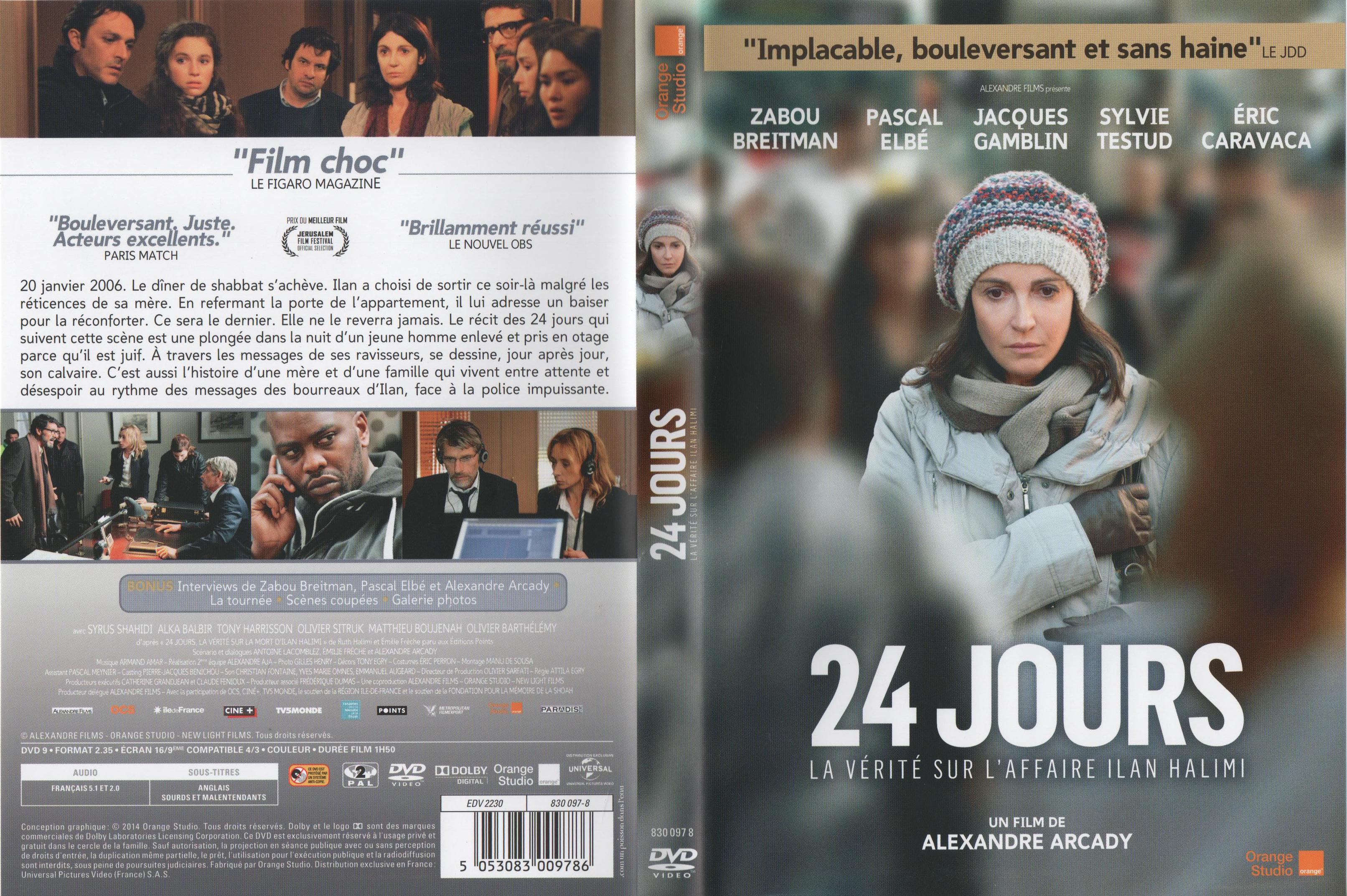 Jaquette DVD 24 jours