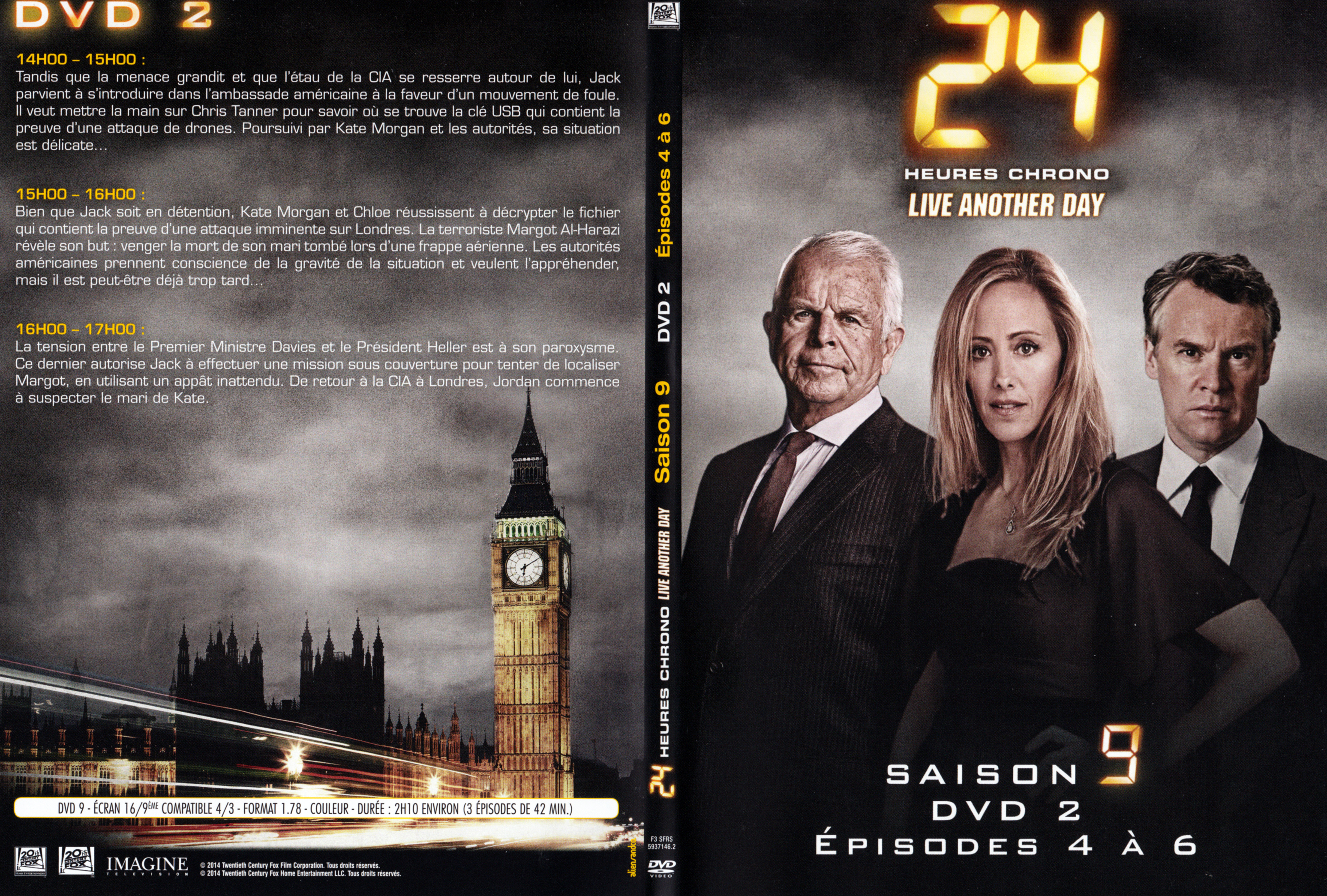 Jaquette DVD 24h saison 9 DVD 2