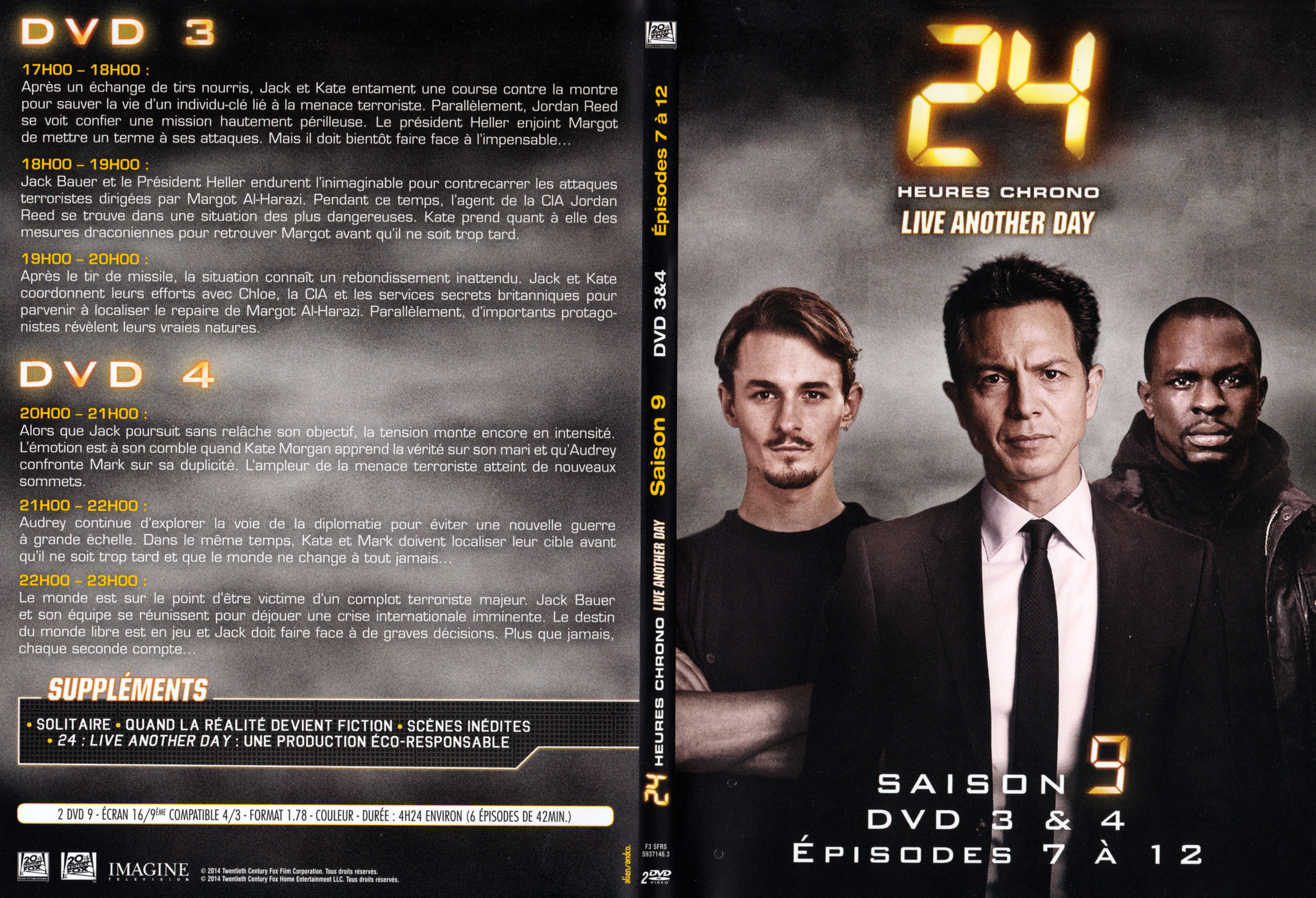 Jaquette DVD 24h saison 9 DVD 3