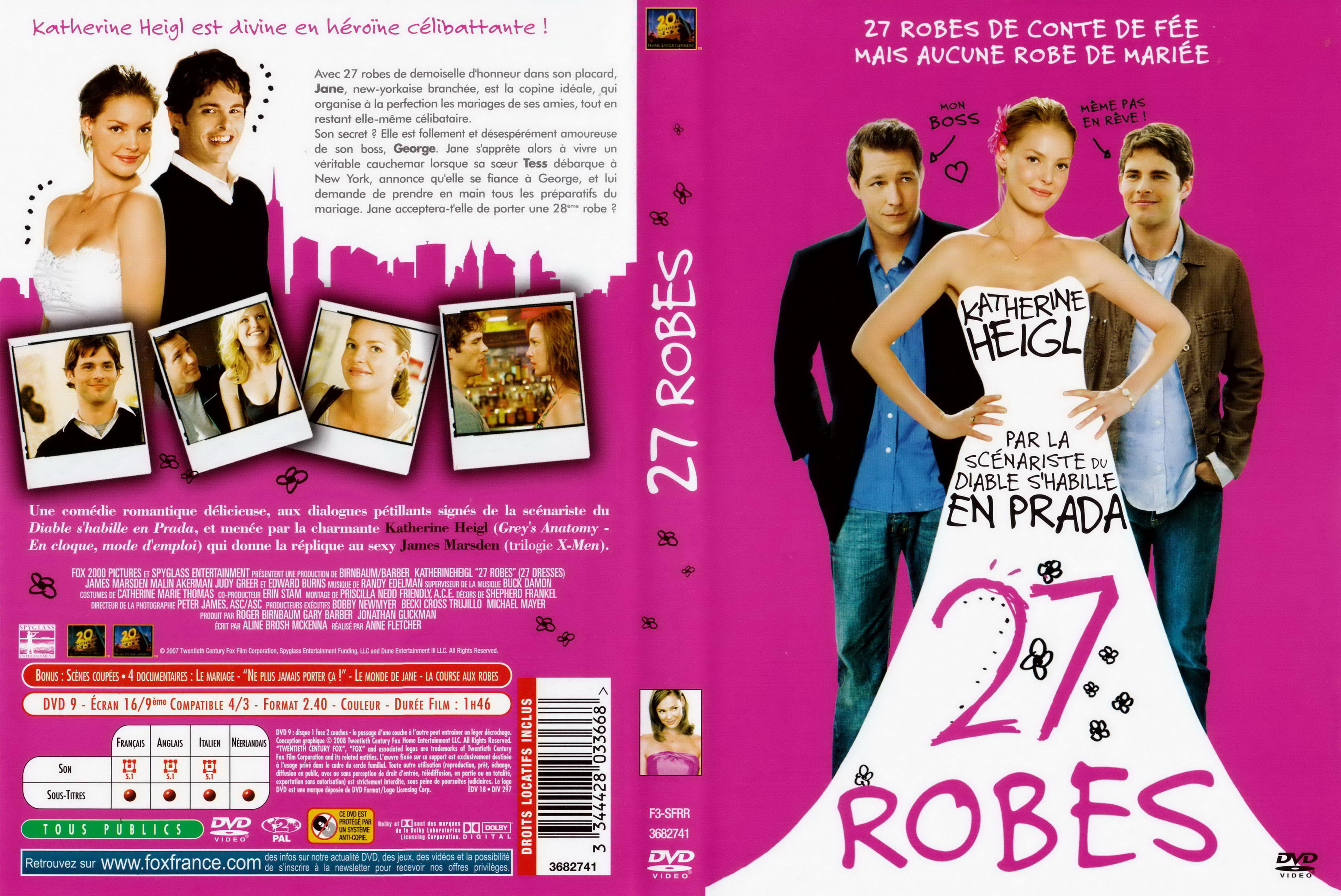Jaquette DVD 27 robes