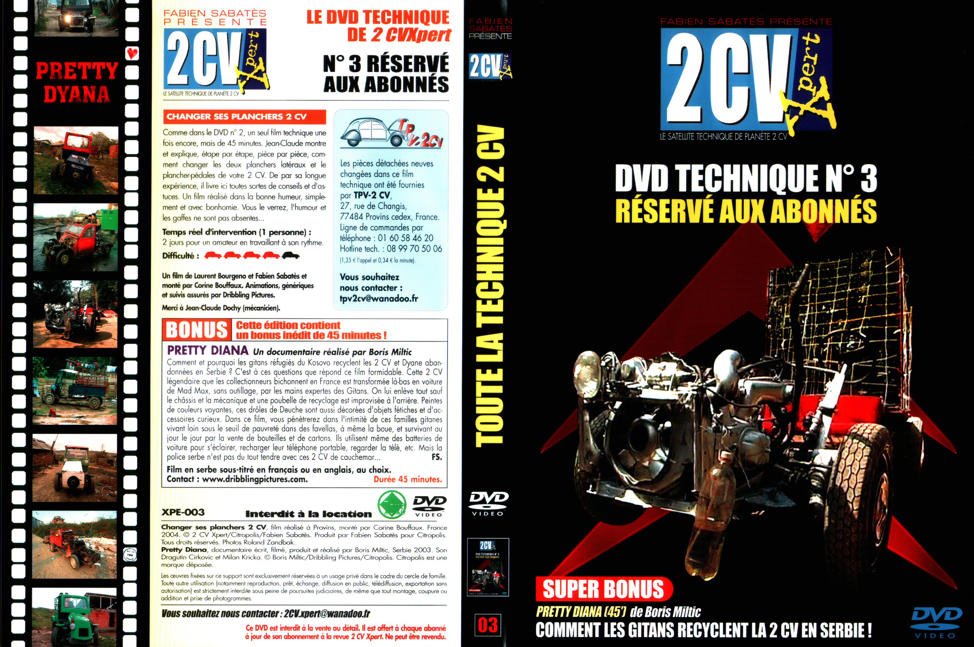 Jaquette DVD 2CV expert 03