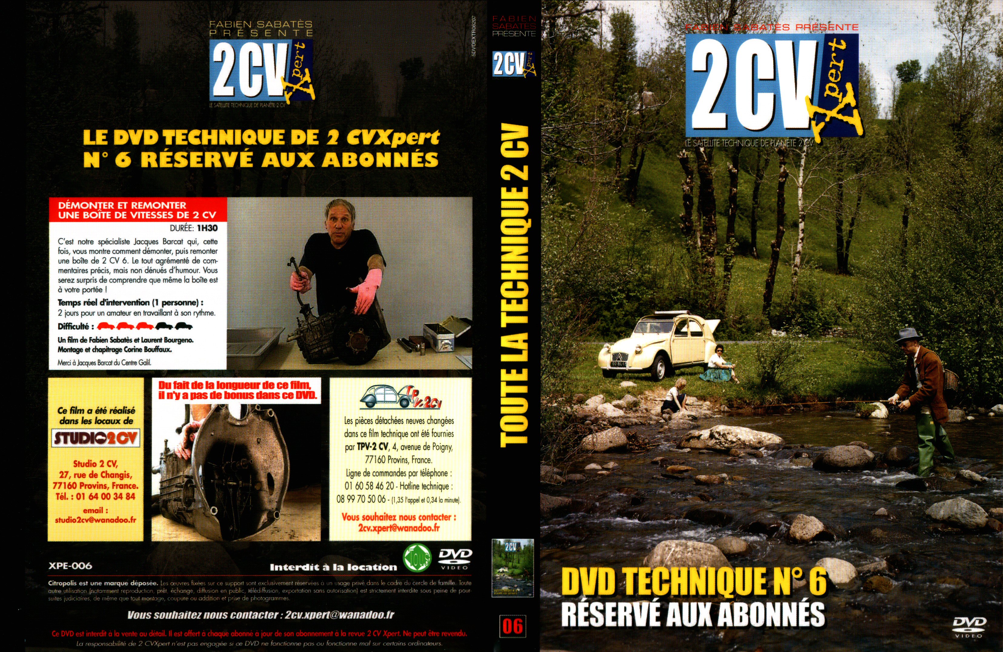 Jaquette DVD 2CV expert 06