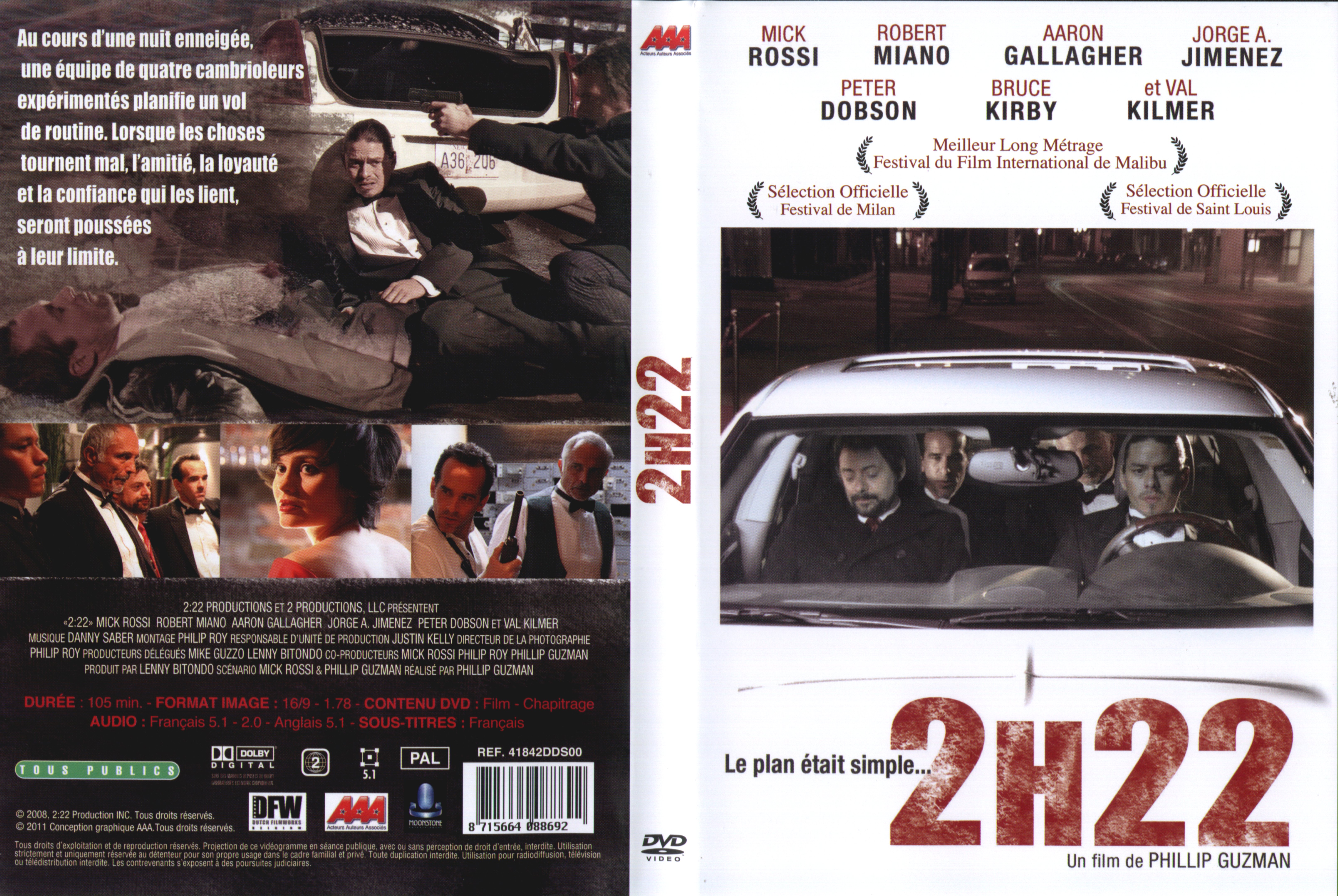 Jaquette Dvd De 2h22 Cinéma Passion