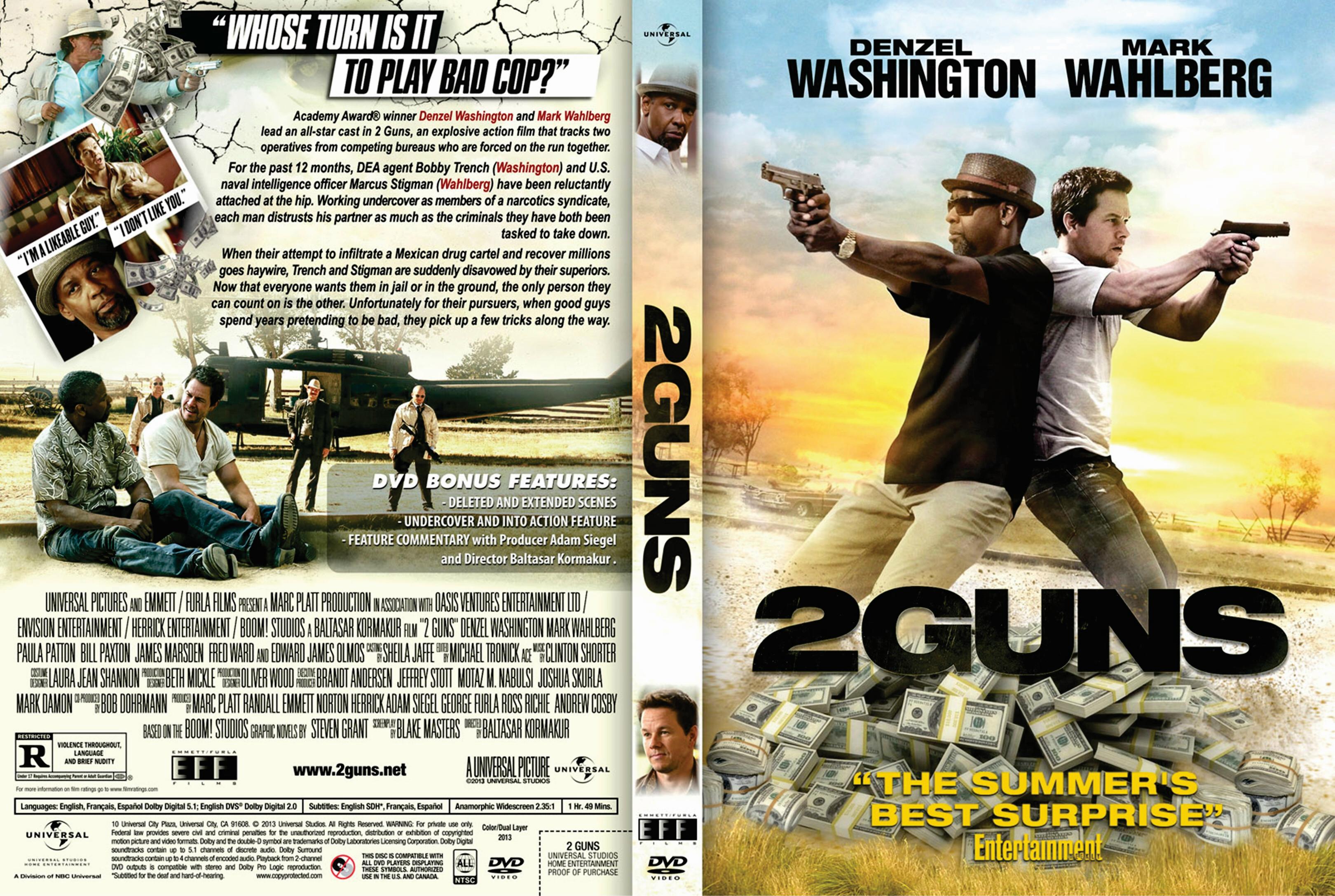 Jaquette DVD 2 Guns Zone 1