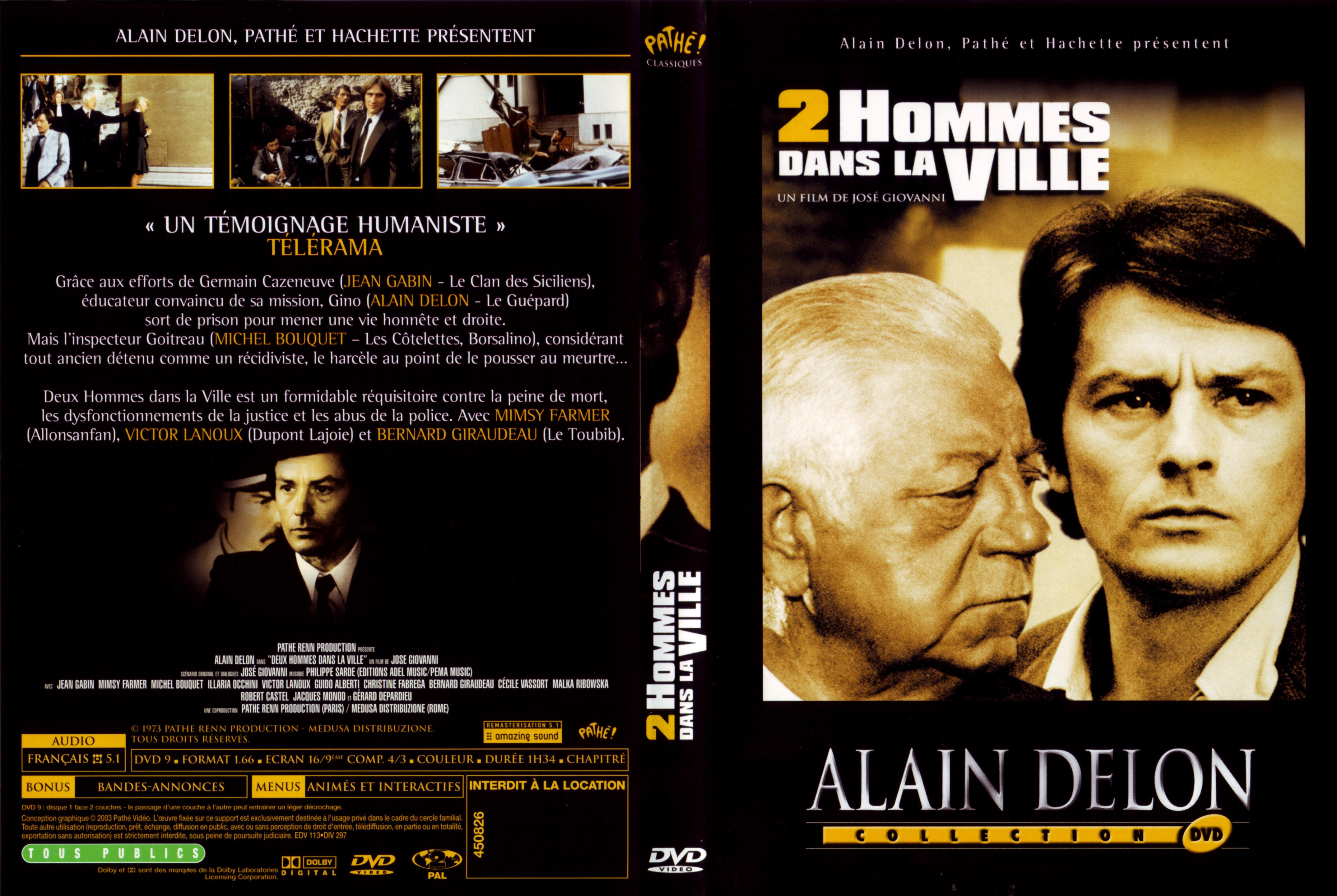 Jaquette DVD 2 hommes dans la ville v2