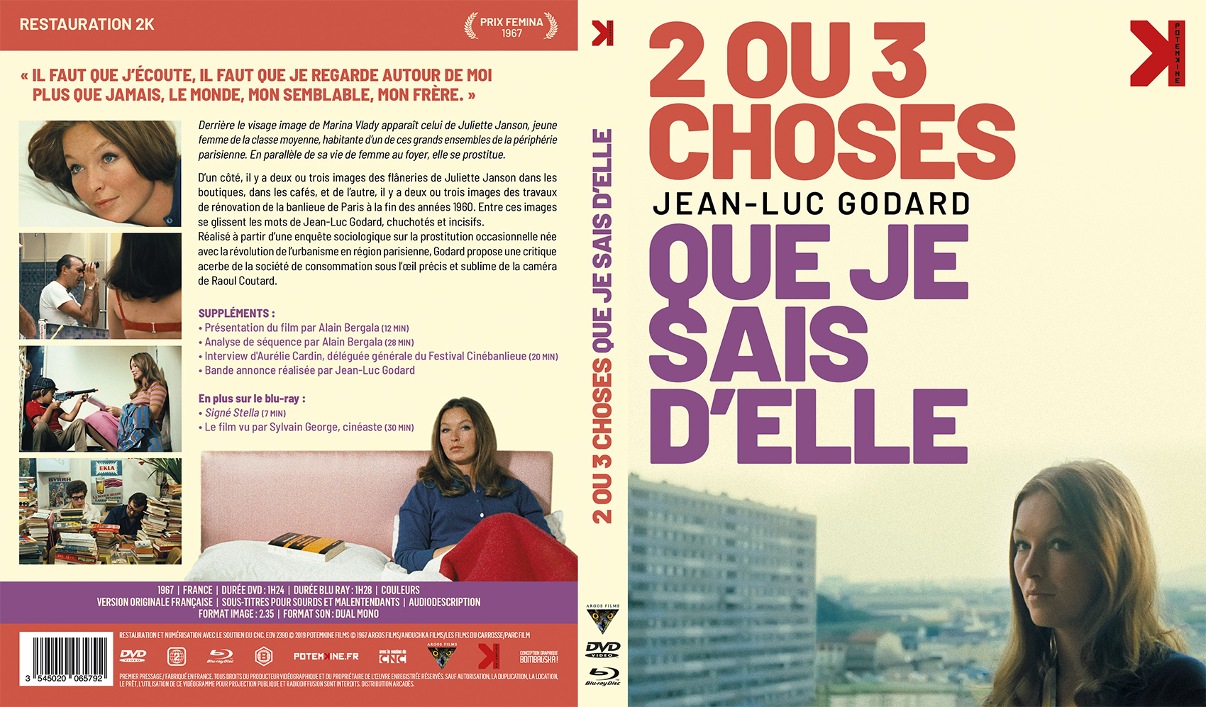 Jaquette DVD 2 ou 3 choses que je sais d