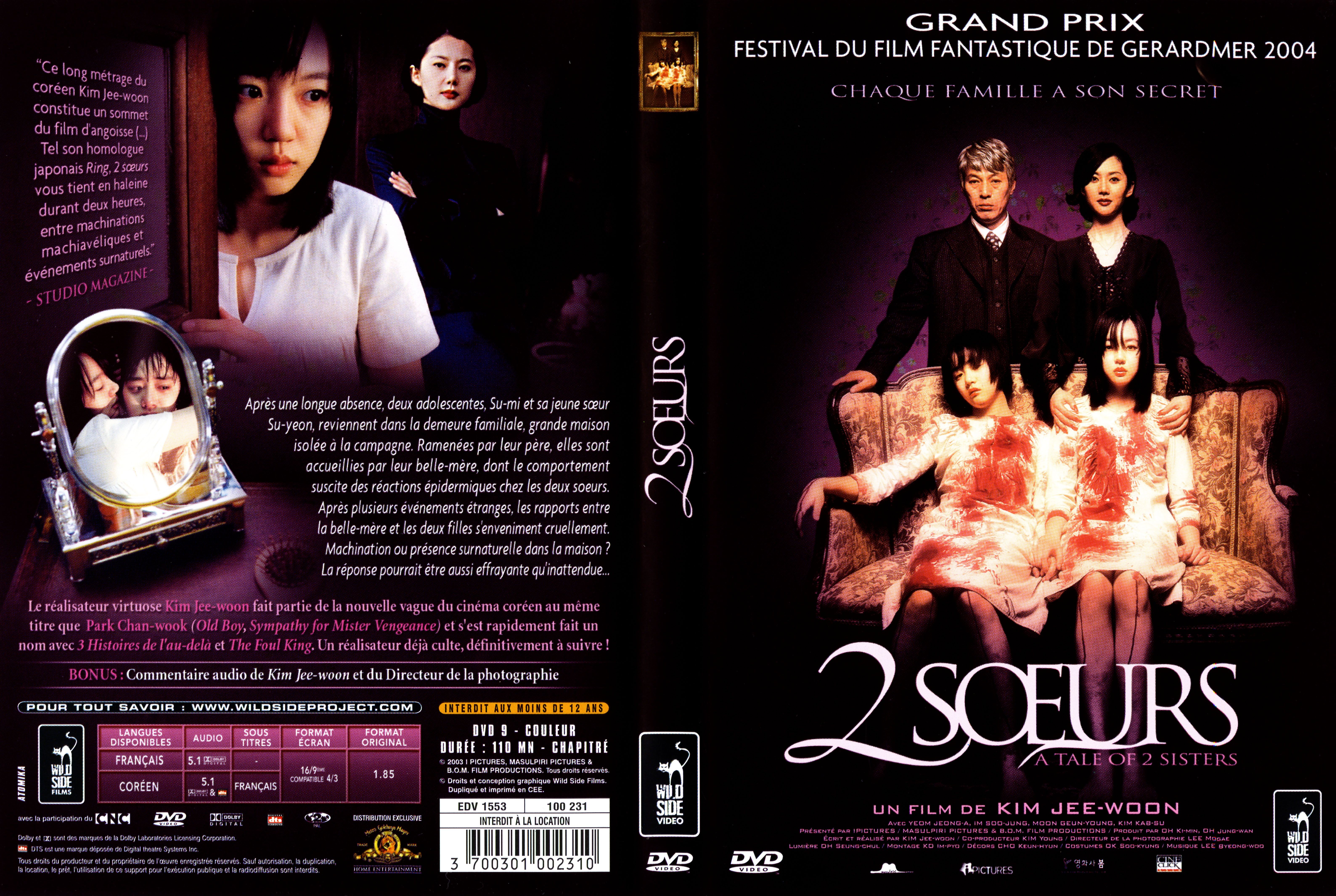 Jaquette DVD 2 soeurs