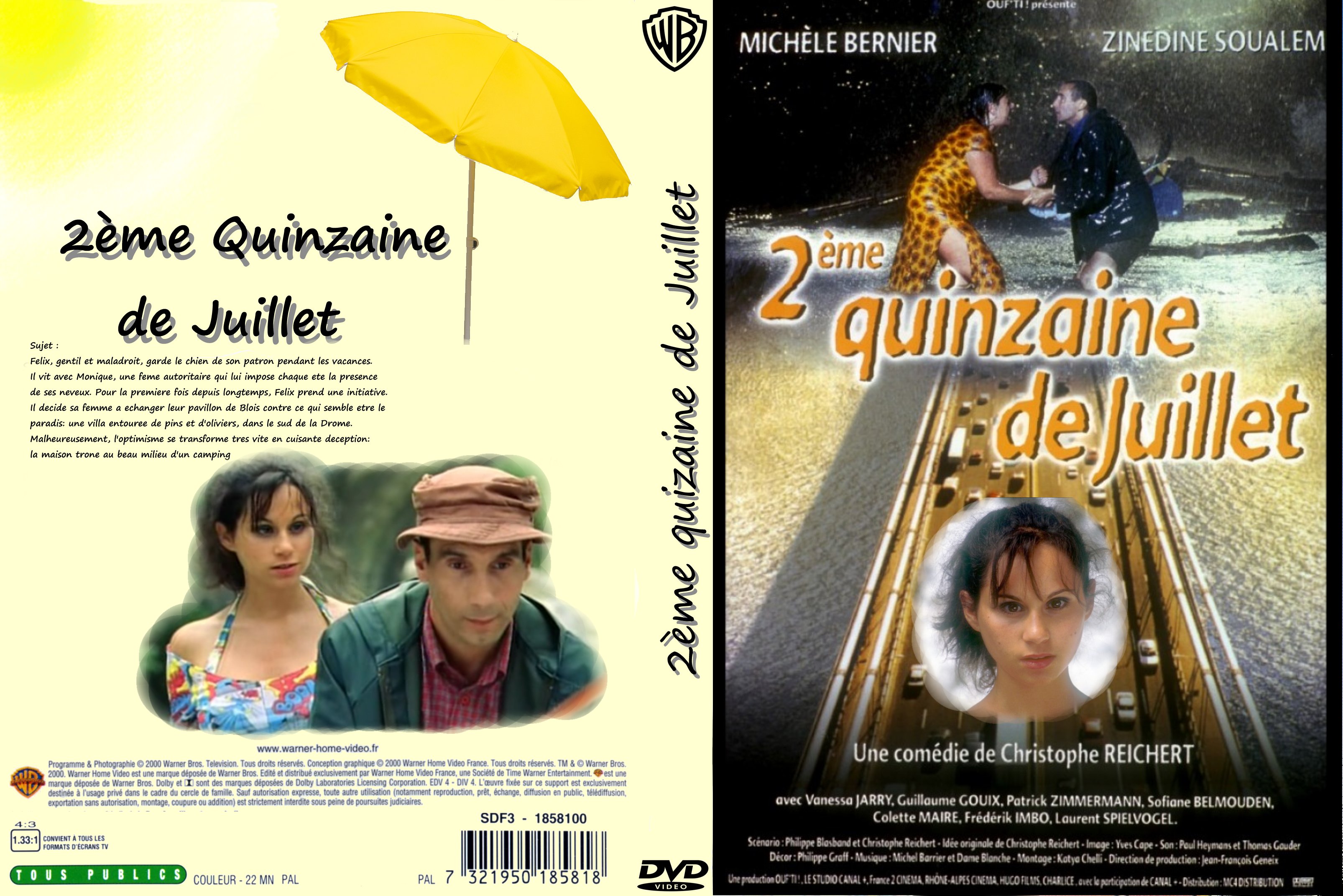 Jaquette DVD 2eme quinzaine de juillet custom