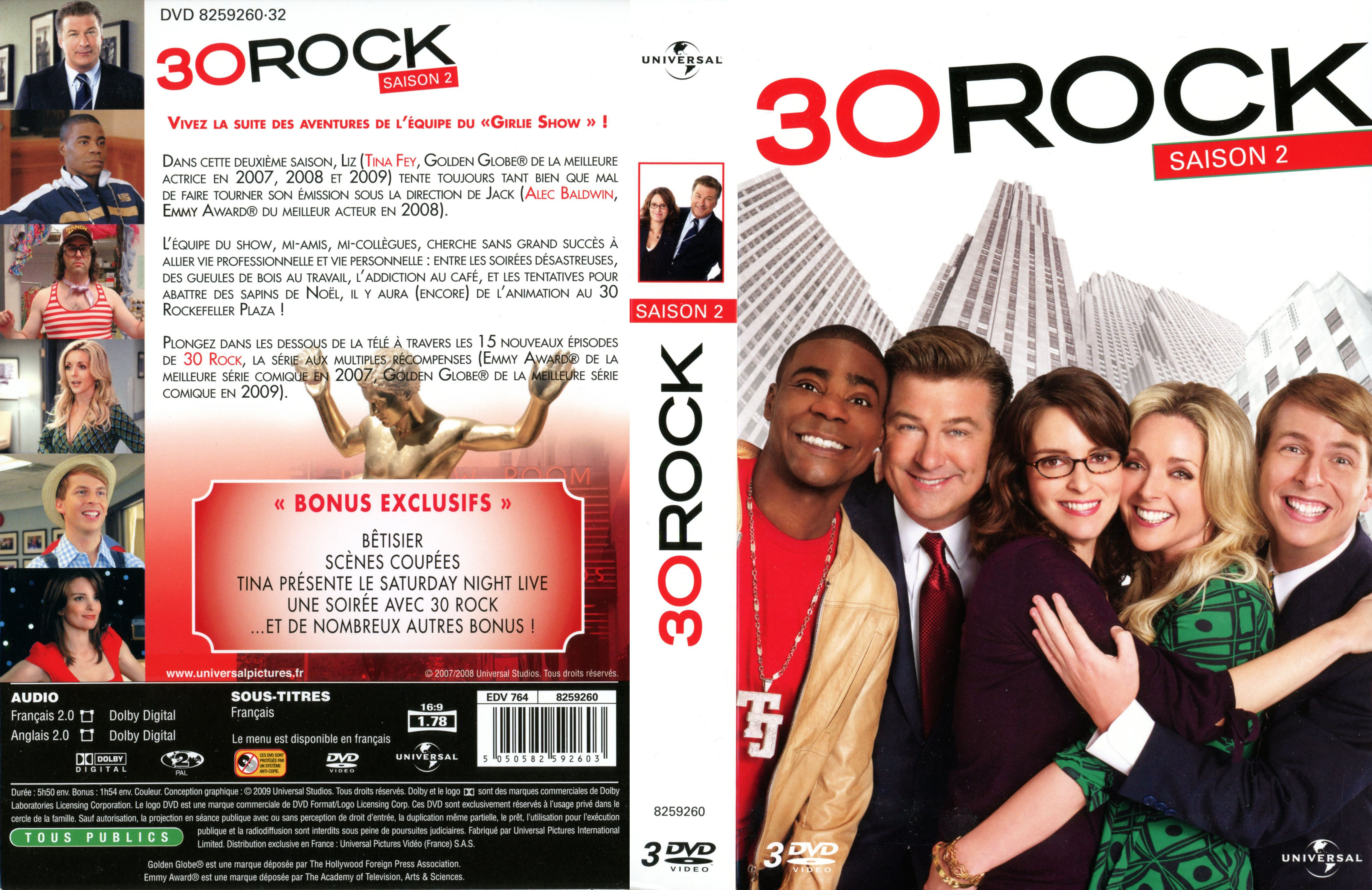 Jaquette DVD 30 Rock Saison 2