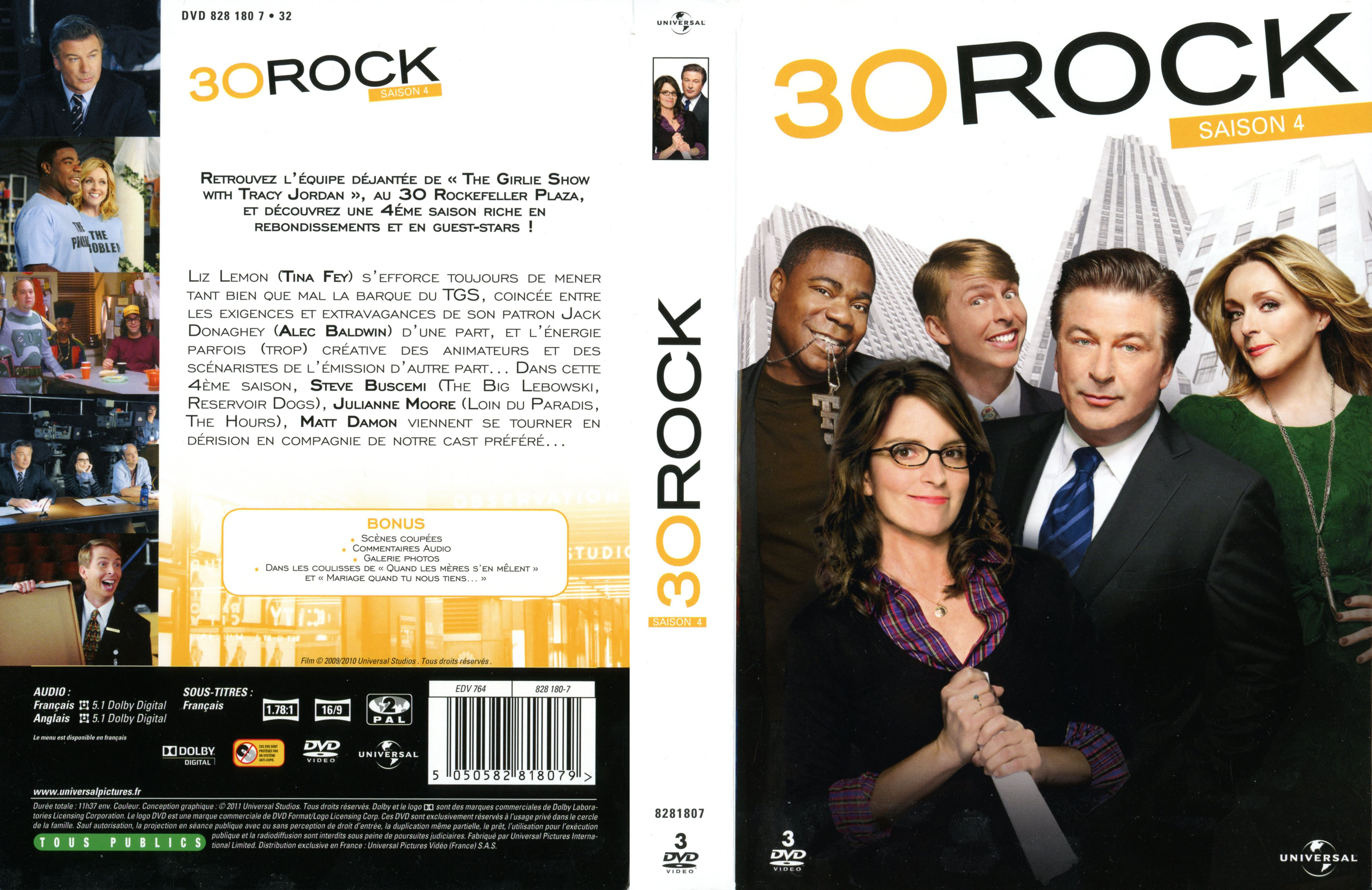 Jaquette DVD 30 Rock Saison 4