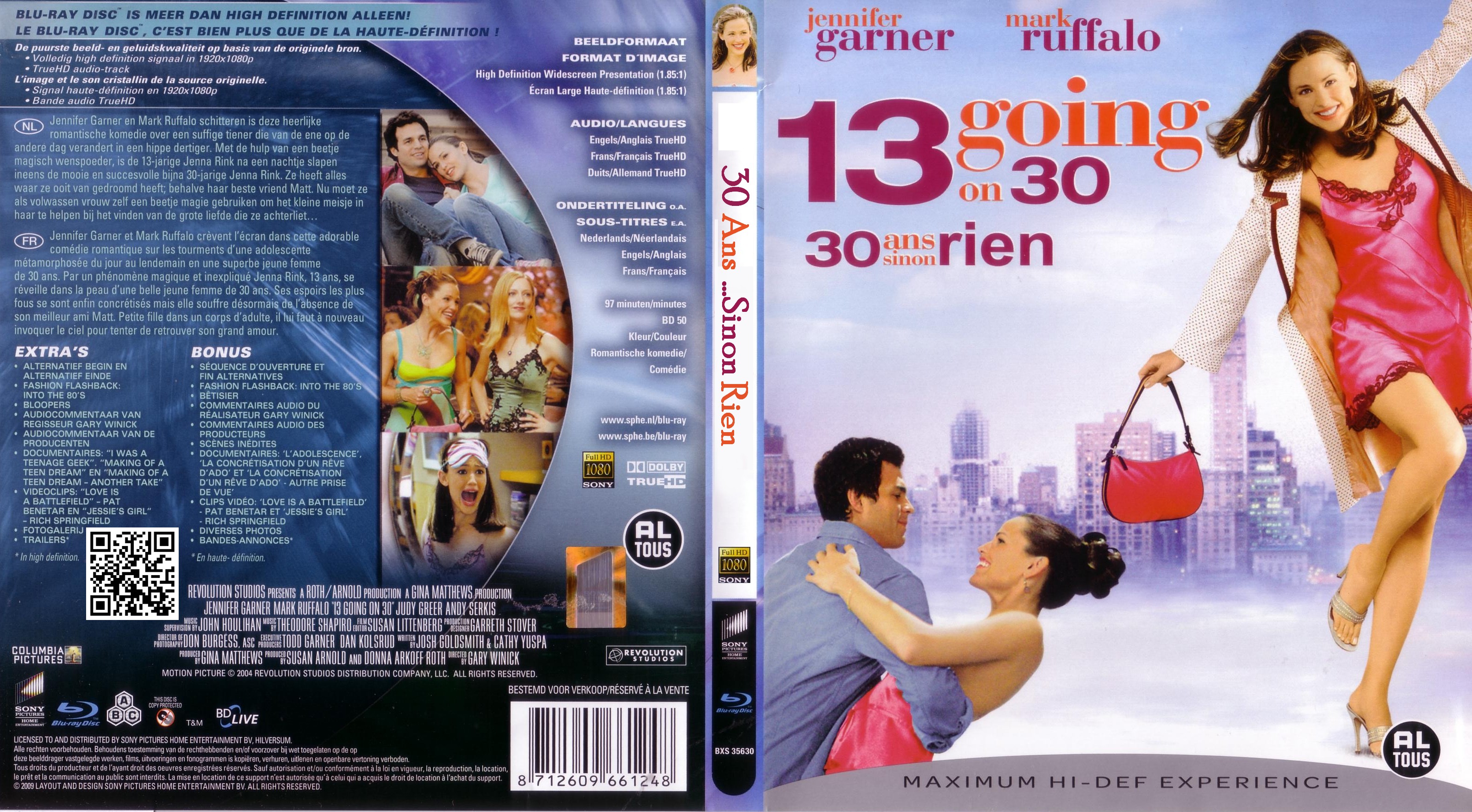 Jaquette DVD 30 ans sinon rien (BLU-RAY)