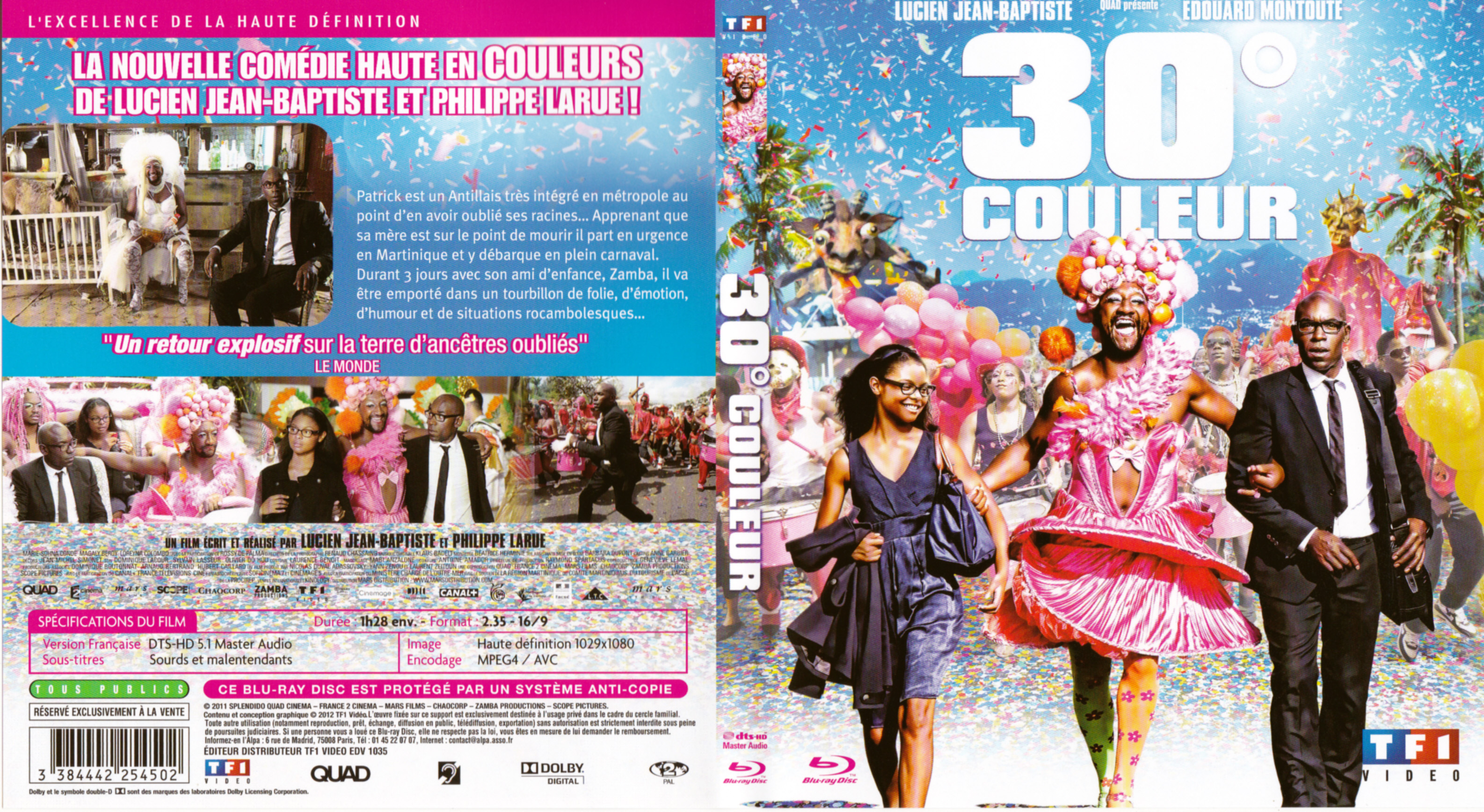 Jaquette DVD 30 couleur (BLU-RAY)