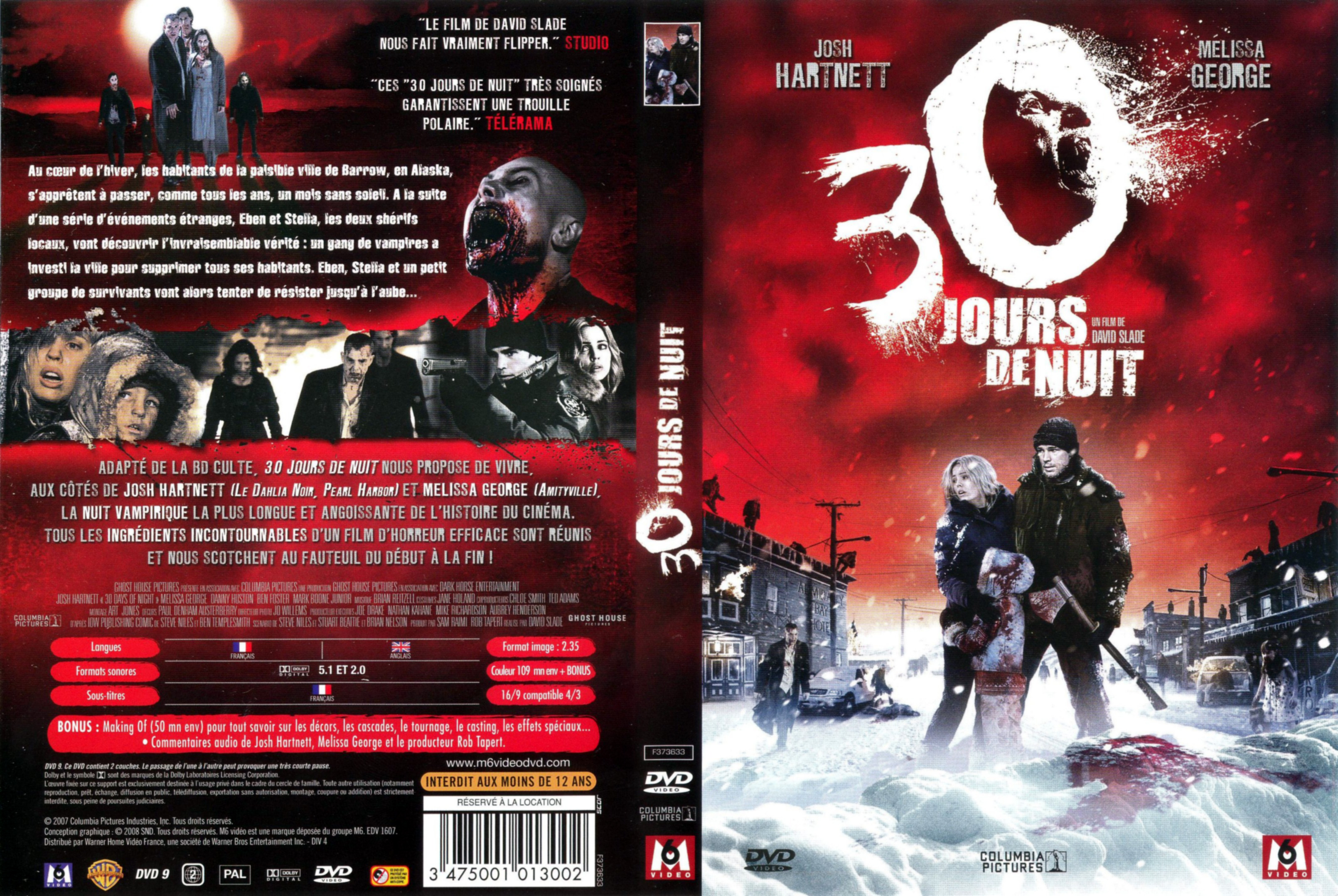 Jaquette DVD 30 jours de nuit