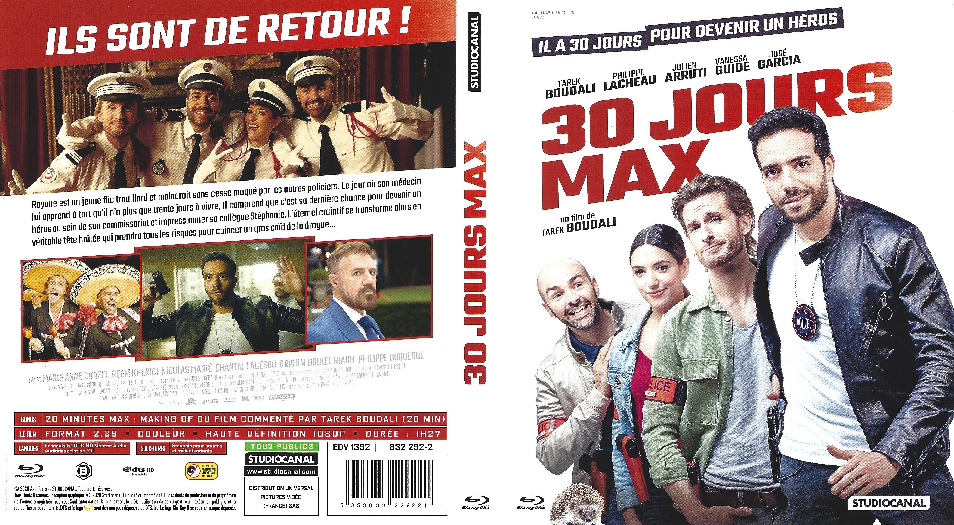 Jaquette DVD 30 jours max (BLU-RAY)