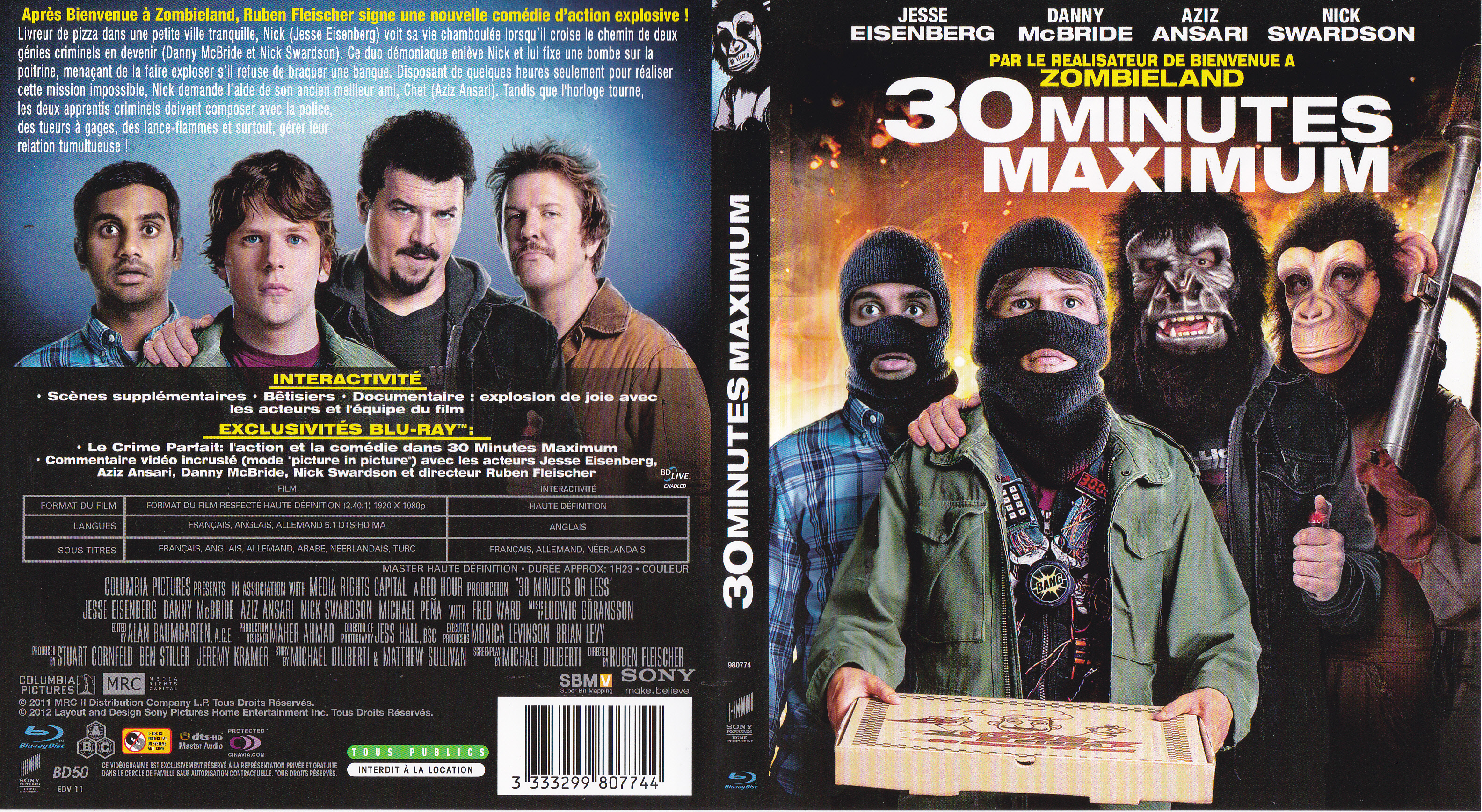 Jaquette DVD 30 minutes maximum (BLU-RAY)