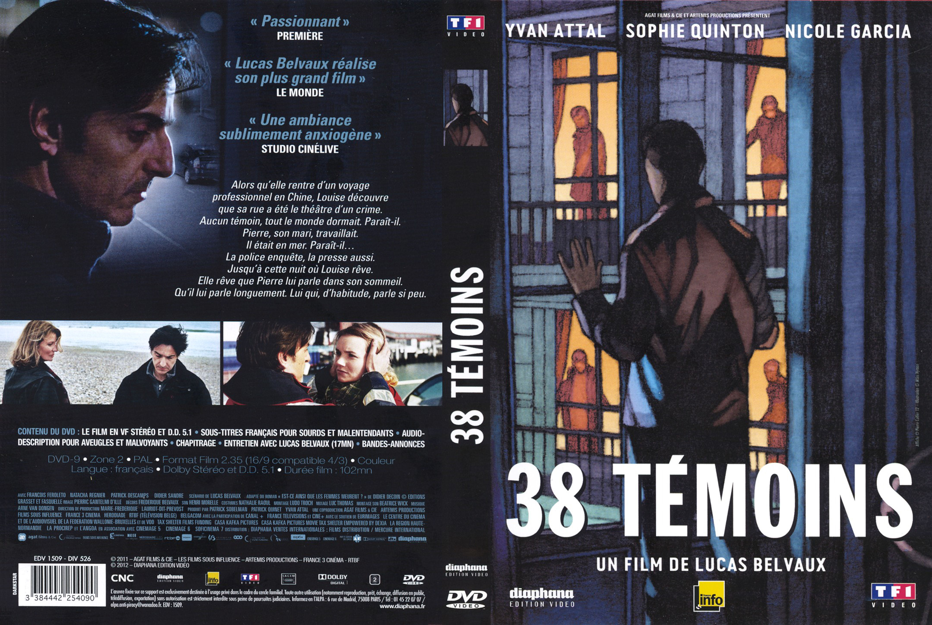Jaquette DVD 38 Temoins