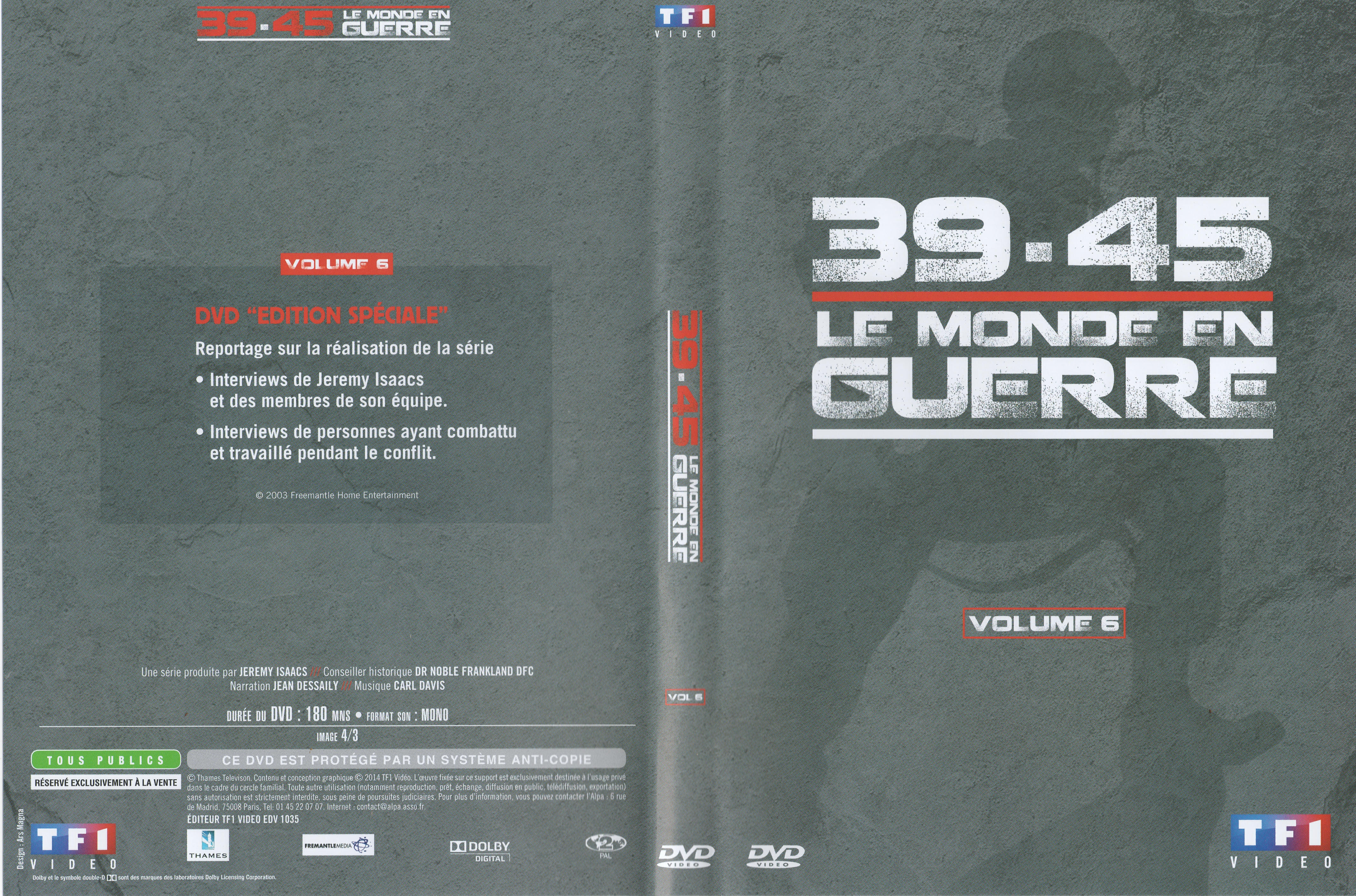 Jaquette DVD 39-45 Le monde en guerre vol 06