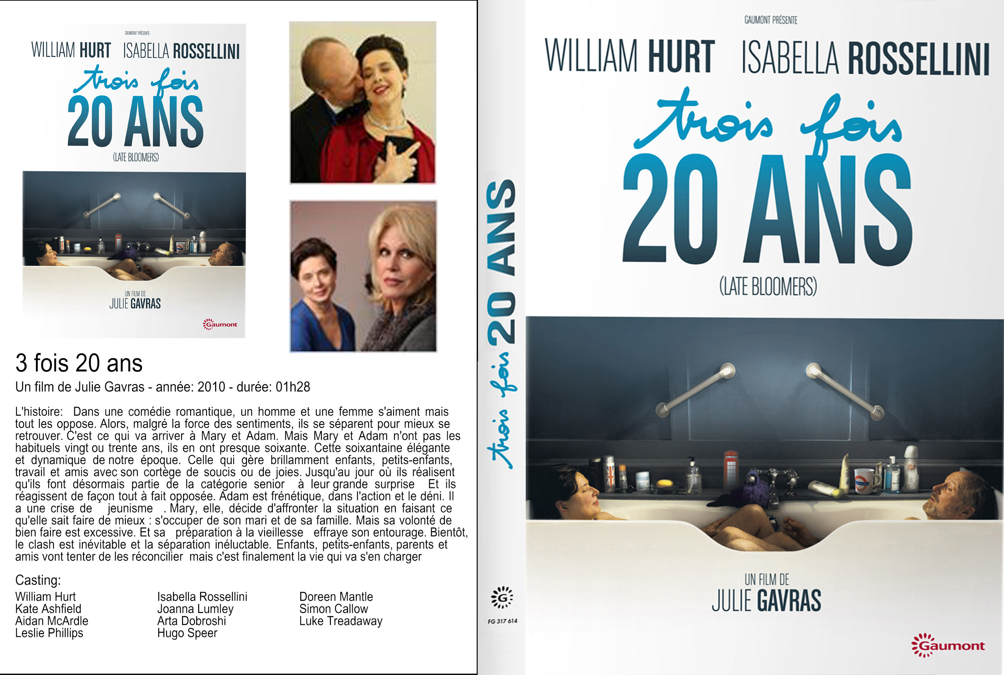 Jaquette DVD 3 fois 20 ans custom