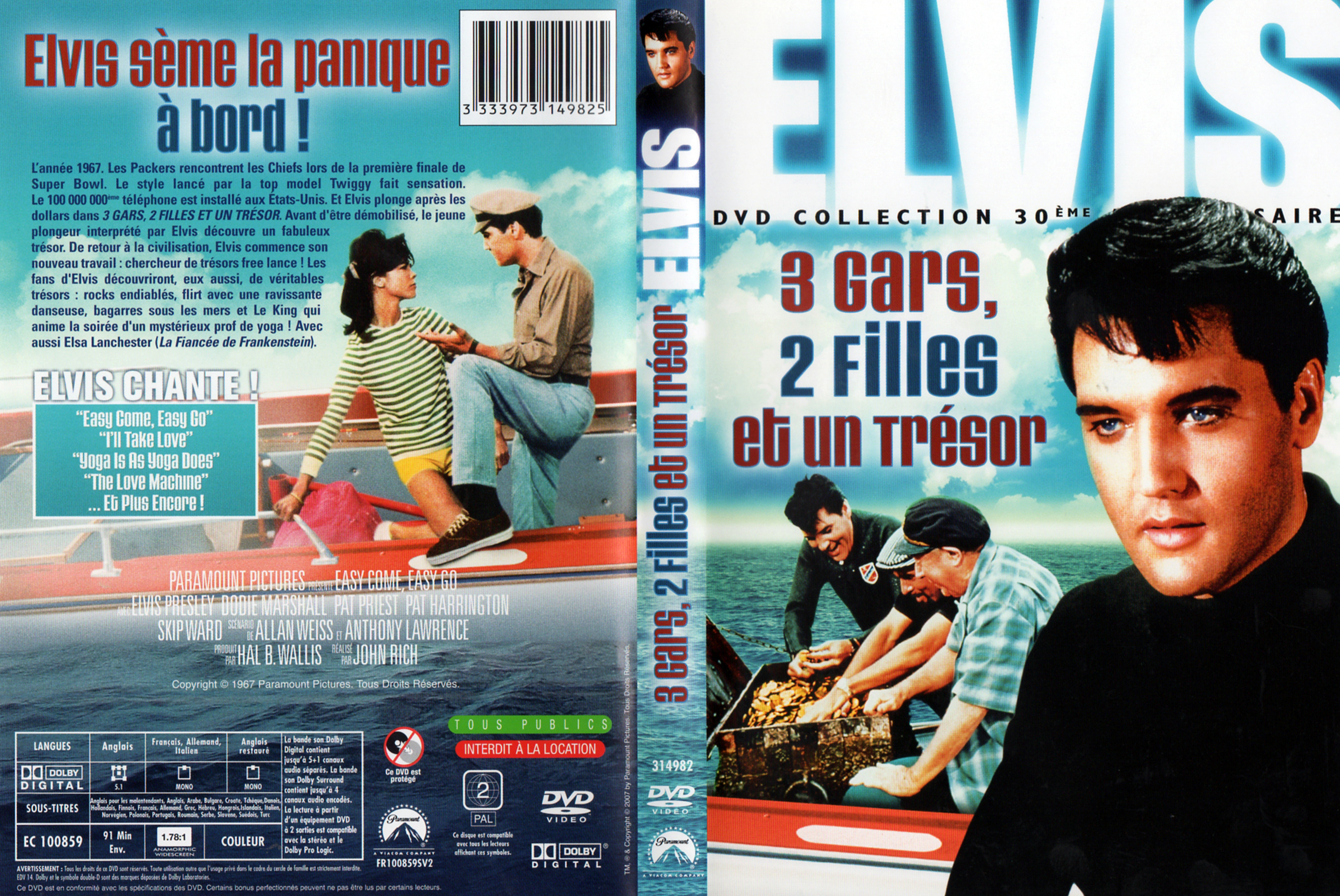 Jaquette DVD 3 gars 2 filles et un trsor v3