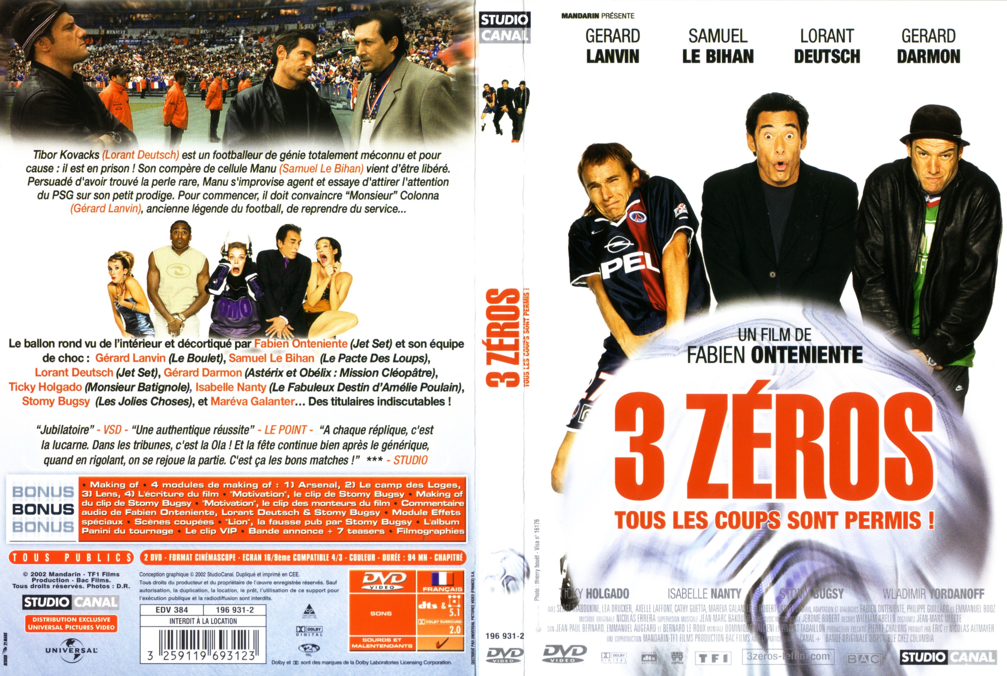 Jaquette DVD 3 zeros