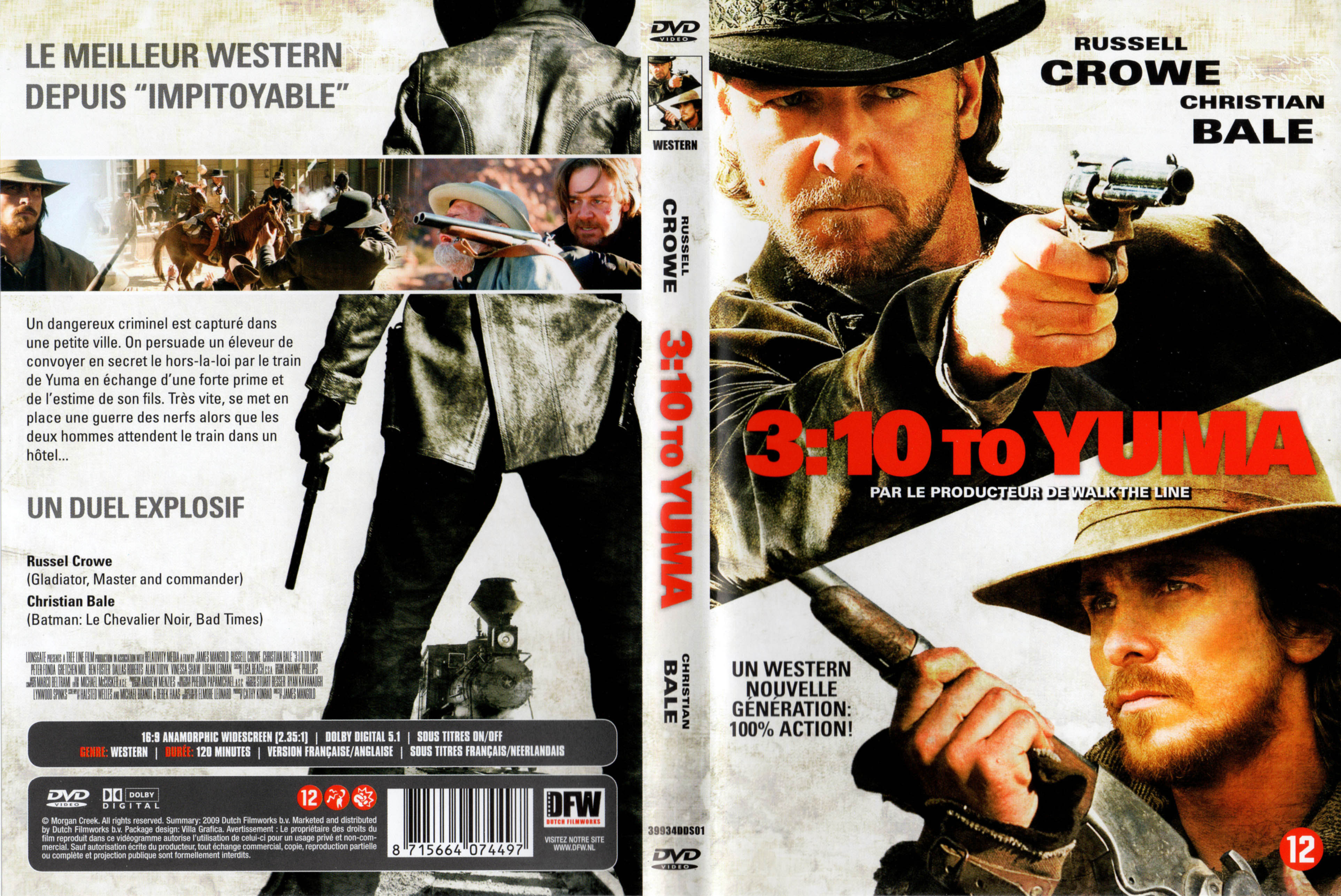 Jaquette DVD 3h10 pour Yuma (2007) v2