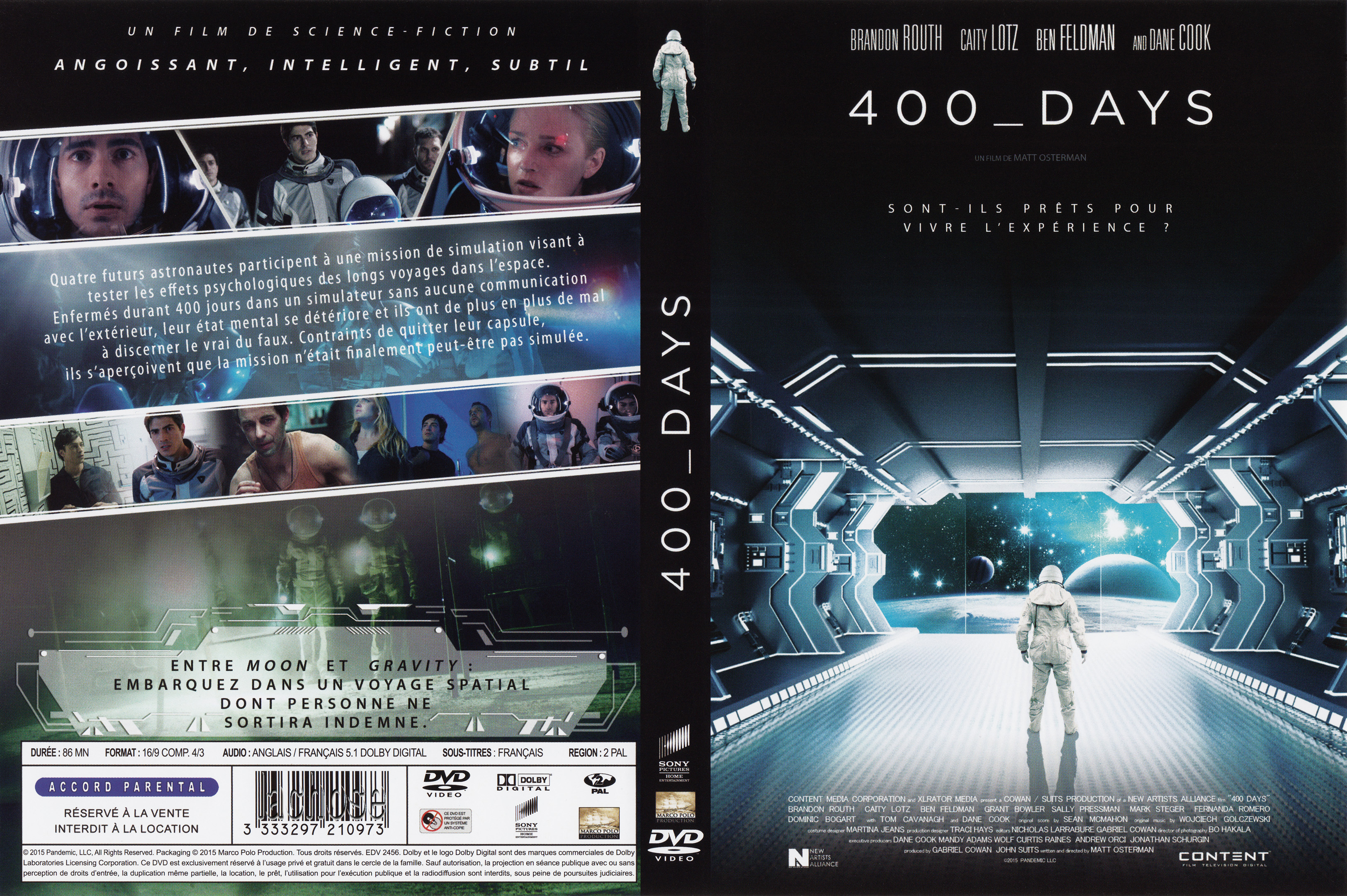 Jaquette DVD 400 days