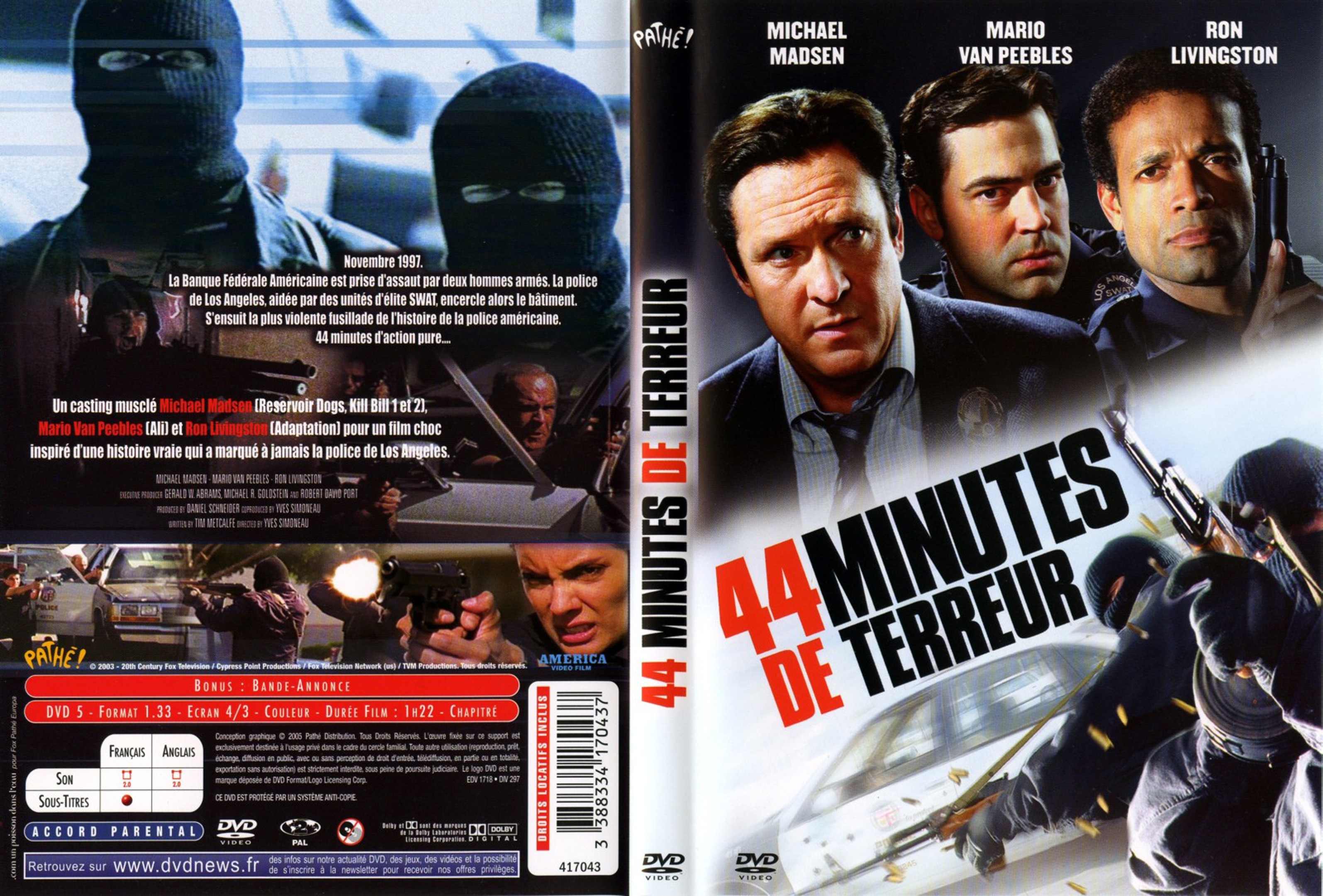 Jaquette DVD 44 minutes de terreur