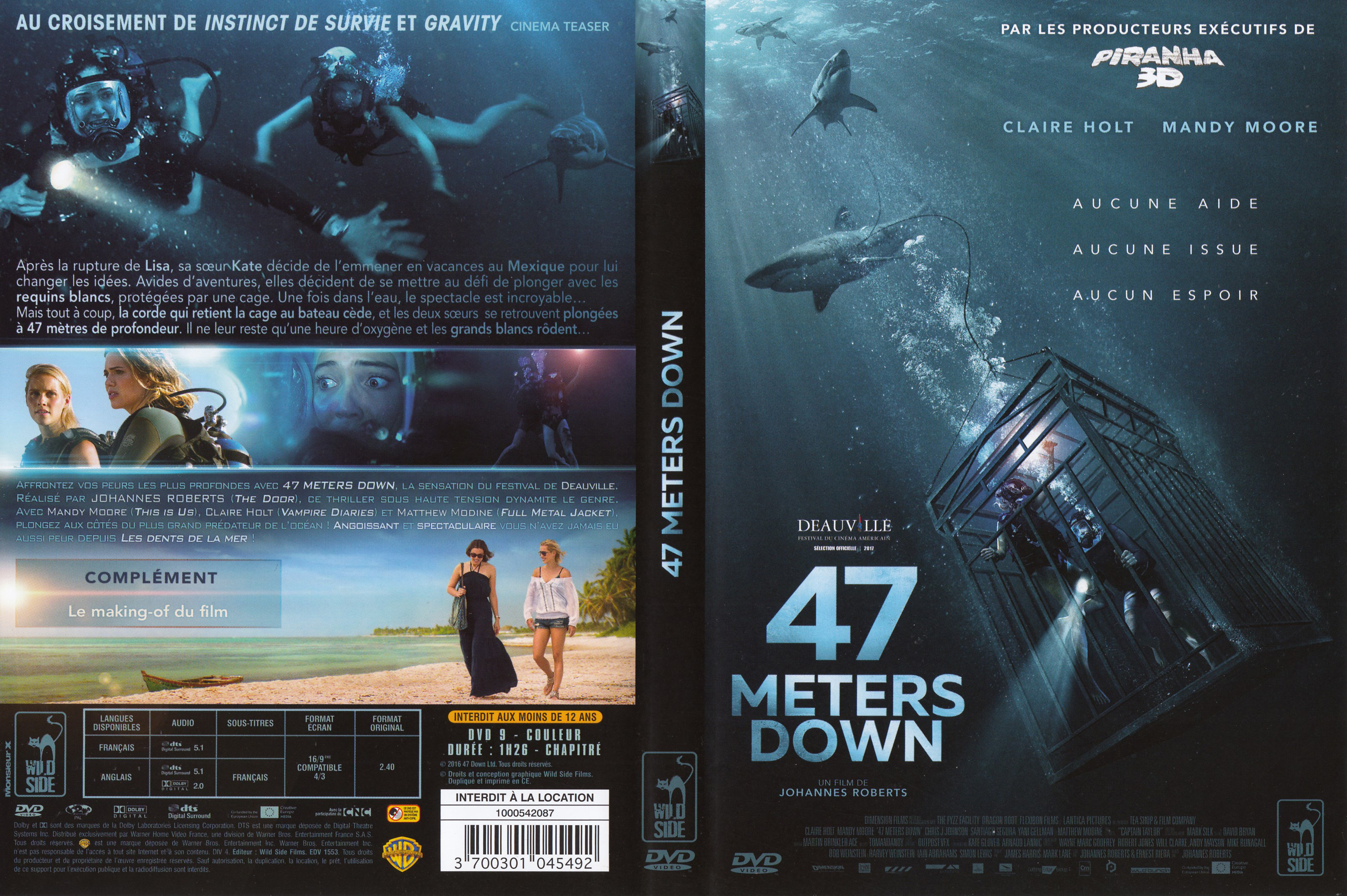 Jaquette DVD 47 meters down