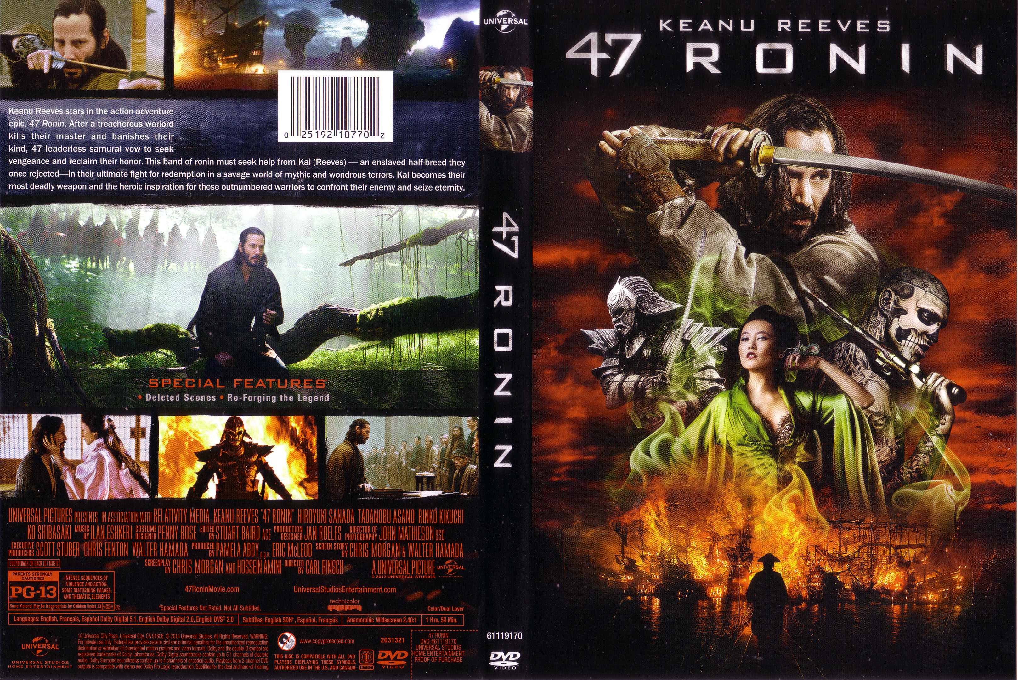 Jaquette DVD 47 ronin Zone 1