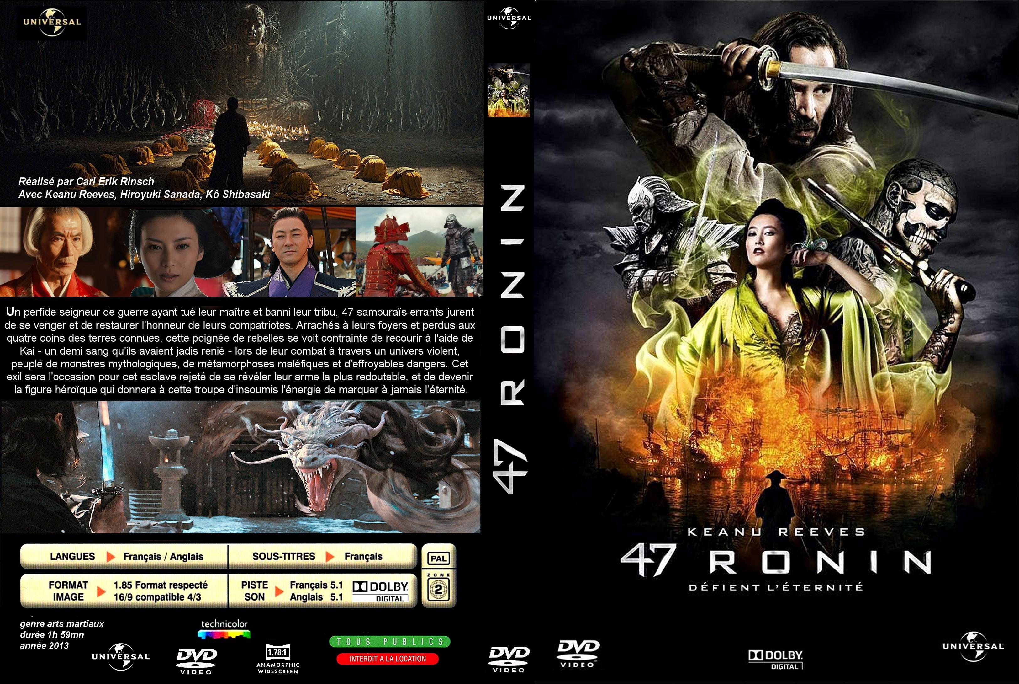 Jaquette DVD 47 ronin custom