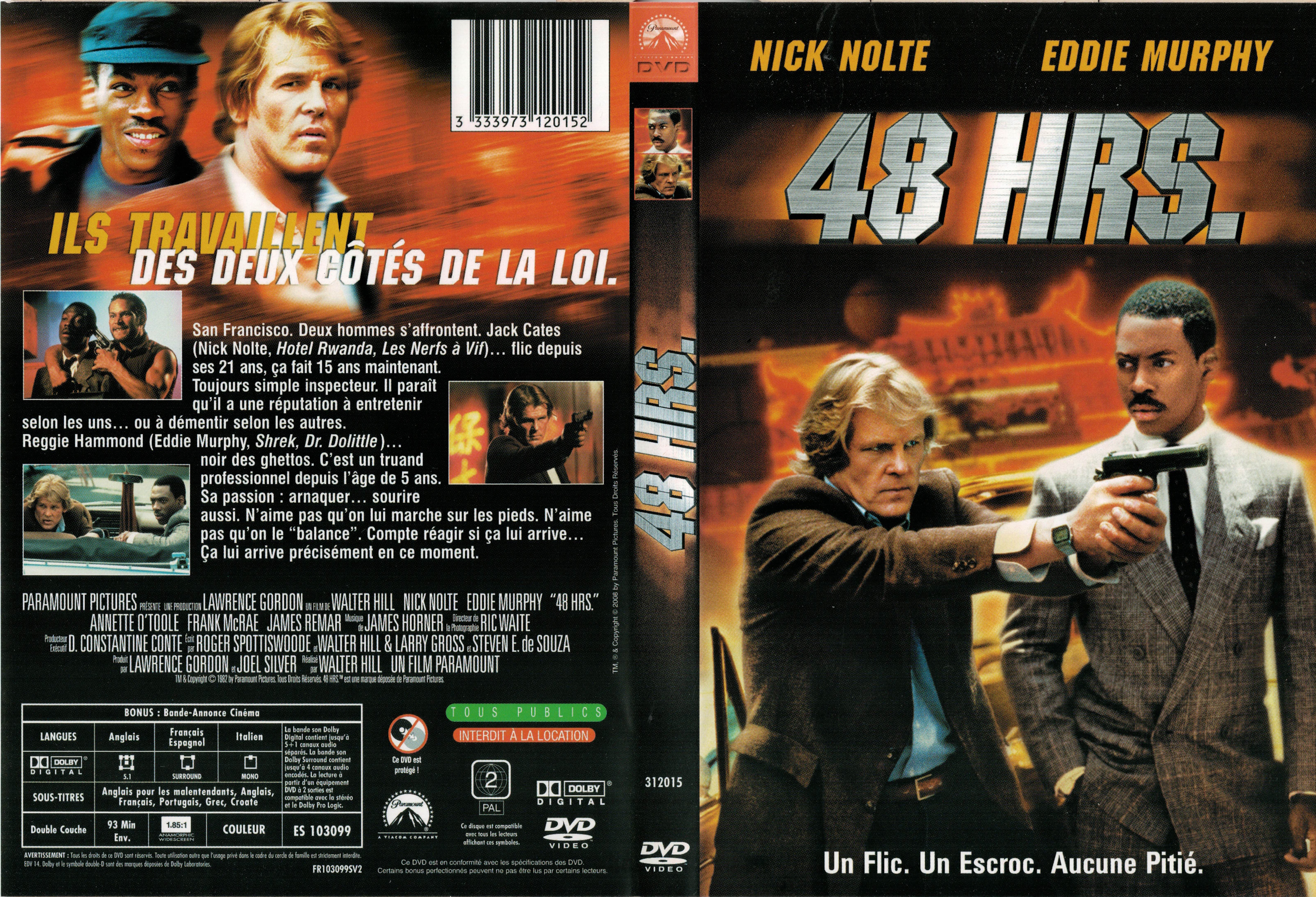 Jaquette DVD 48 Heures v3