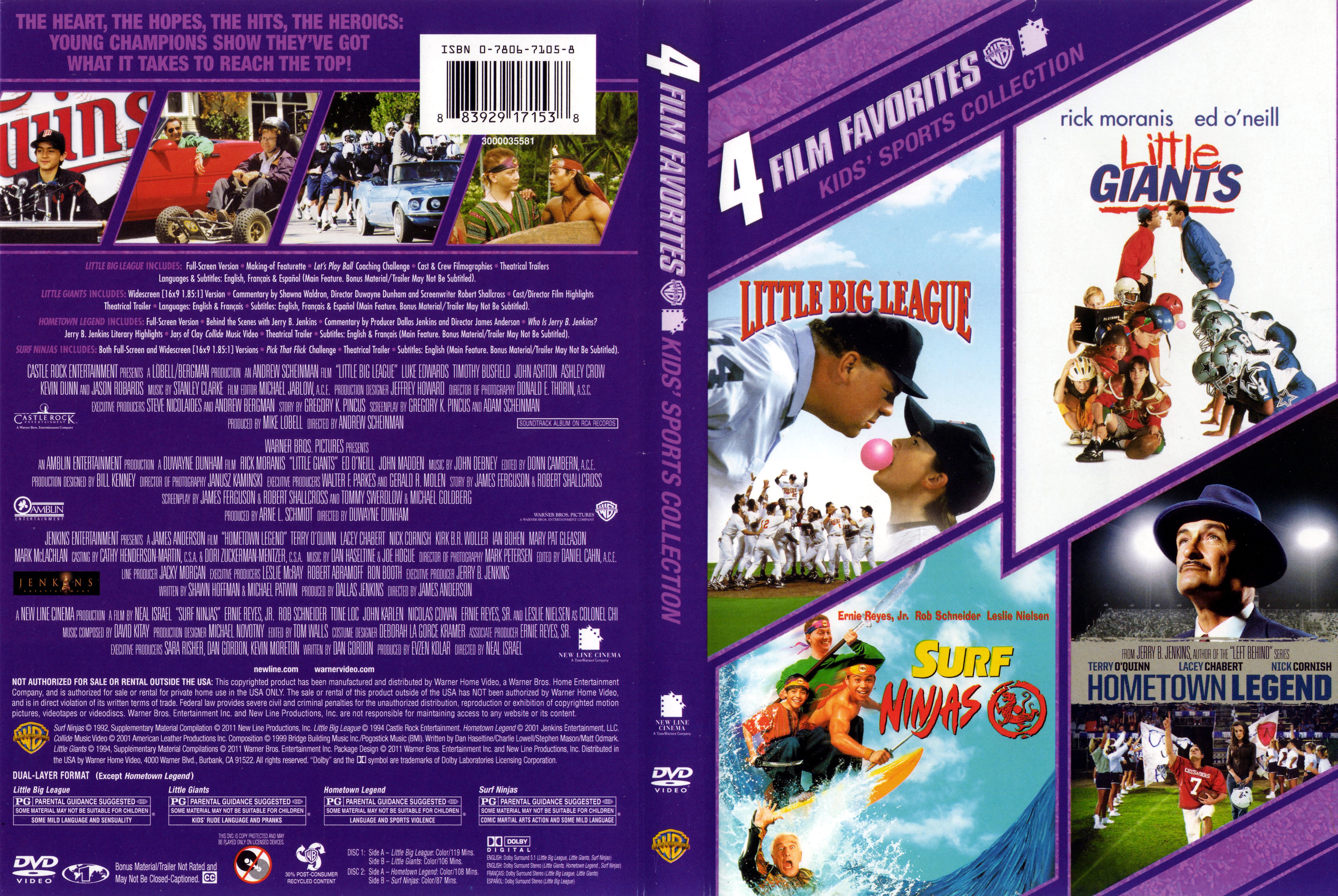 Jaquette DVD 4 Films Favorites - Kid