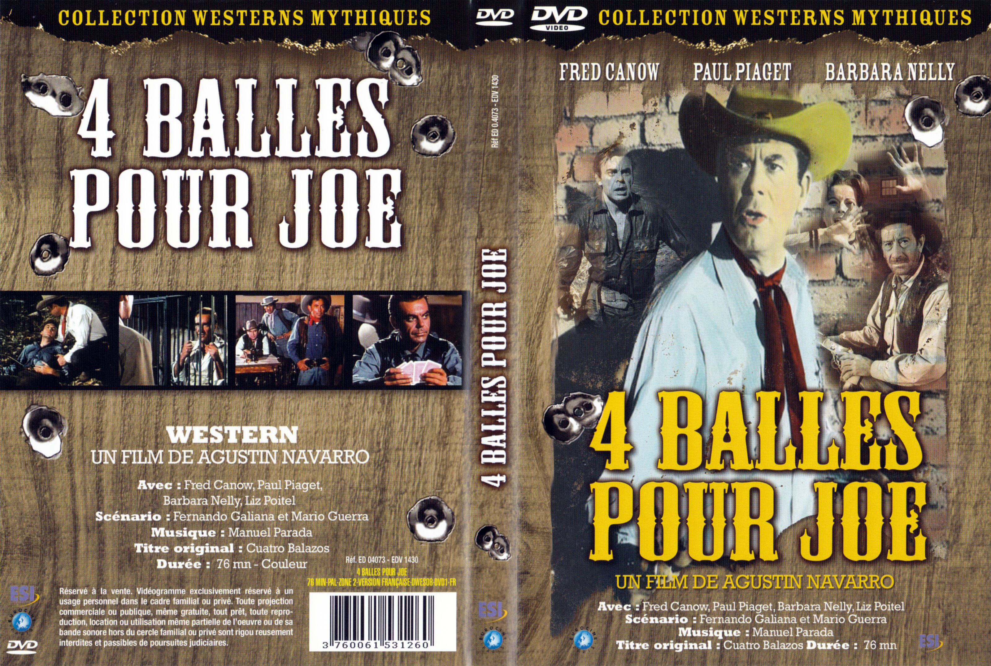 Jaquette DVD 4 balles pour Joe