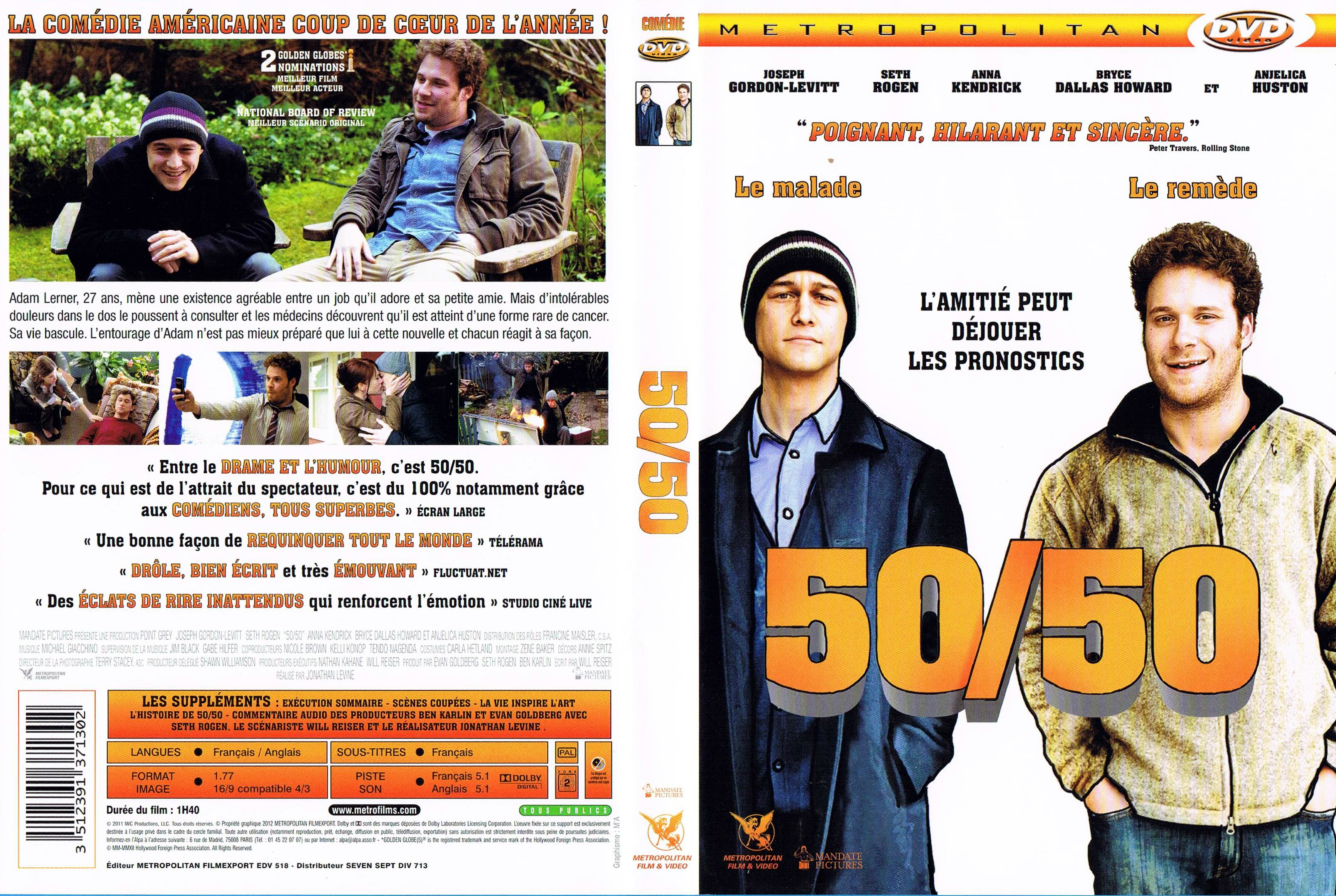 Jaquette DVD 50-50