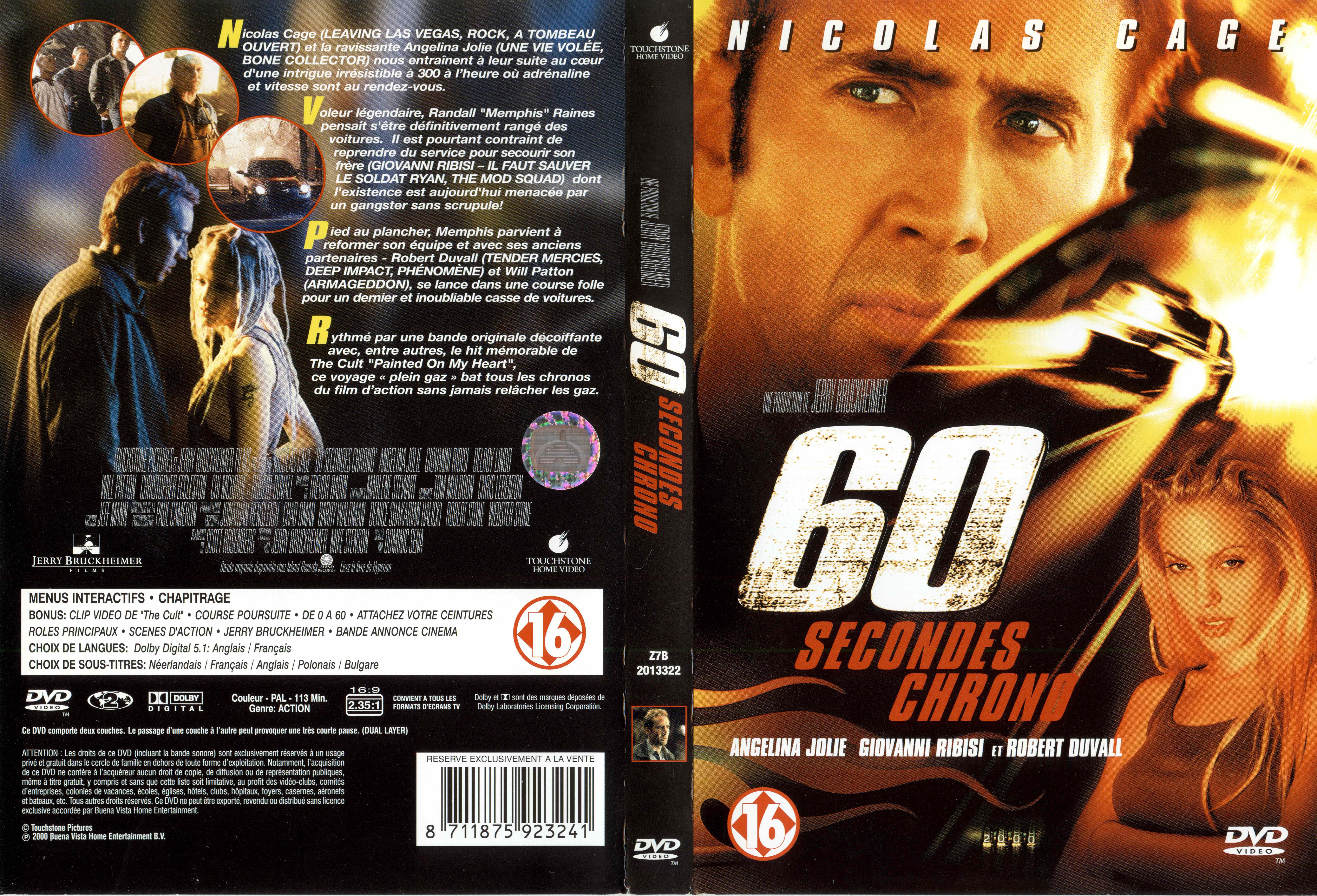 Jaquette DVD 60 secondes chrono v3