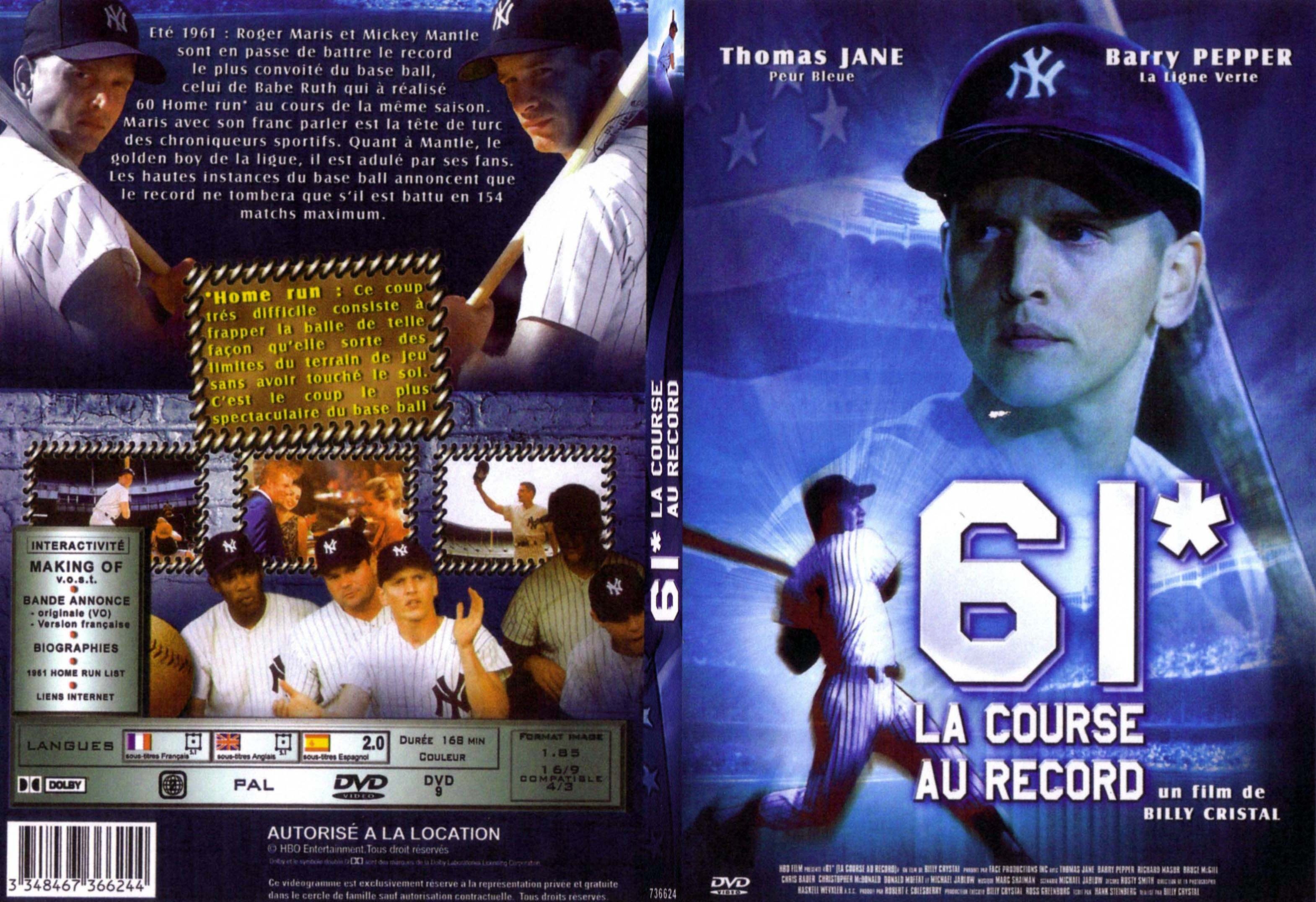 Jaquette DVD 61 la course aux records - SLIM