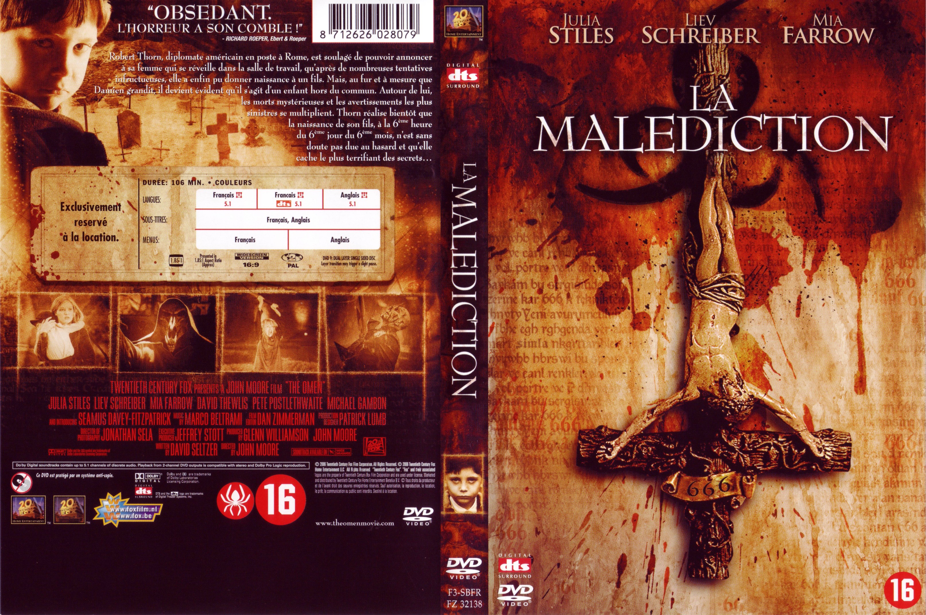 Jaquette DVD 666 La maldiction