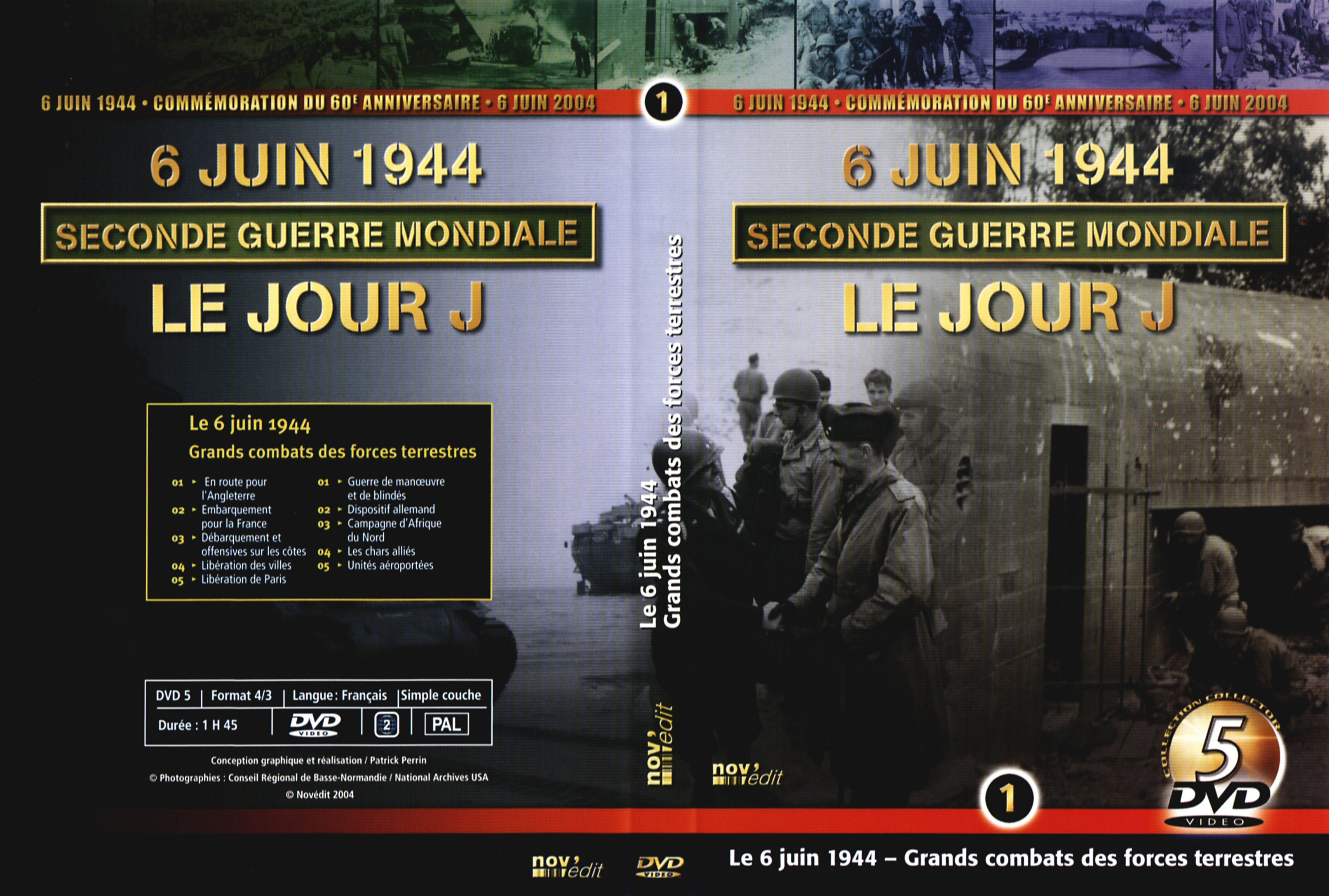 Jaquette DVD 6 juin 1944 vol 1