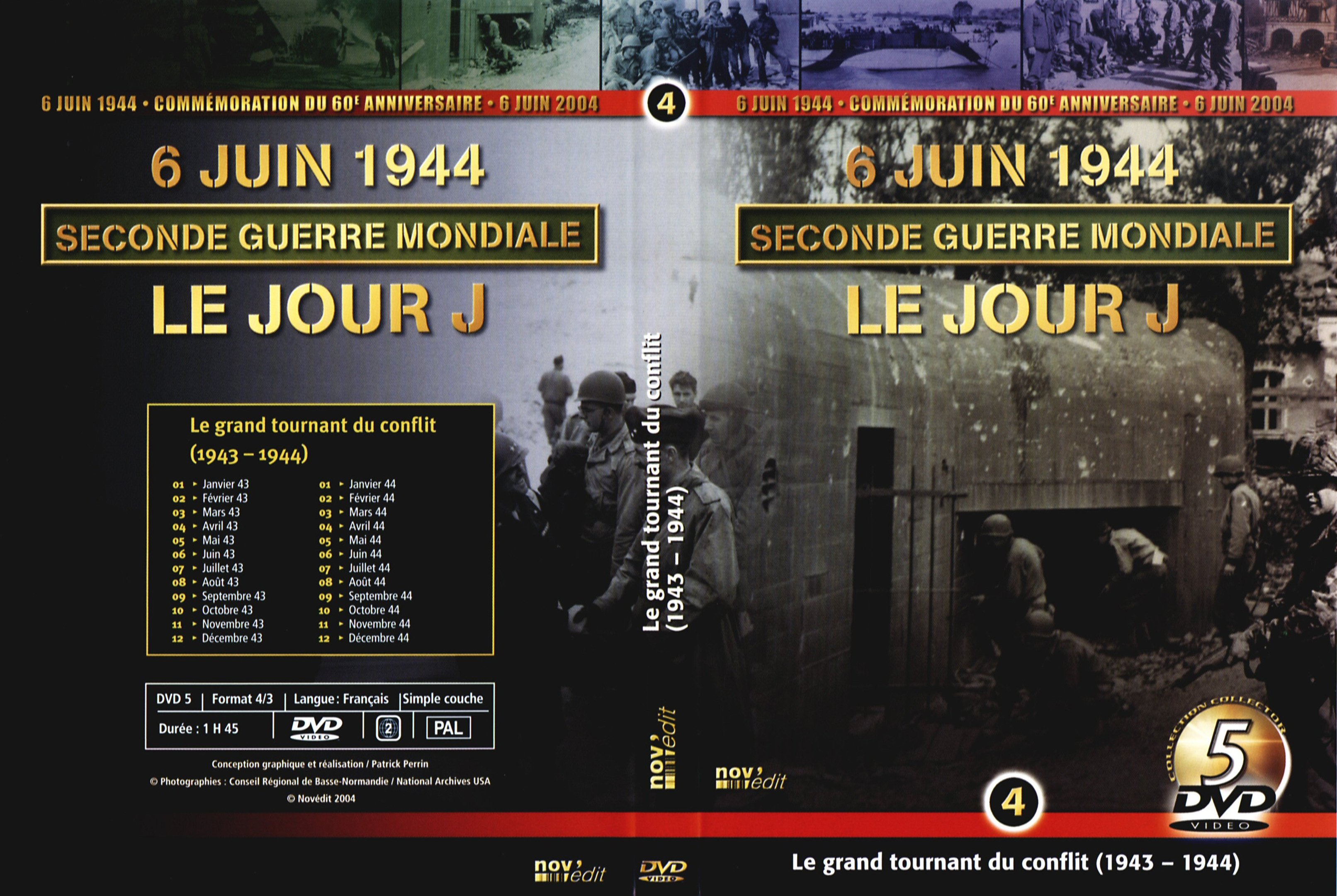 Jaquette DVD 6 juin 1944 vol 4